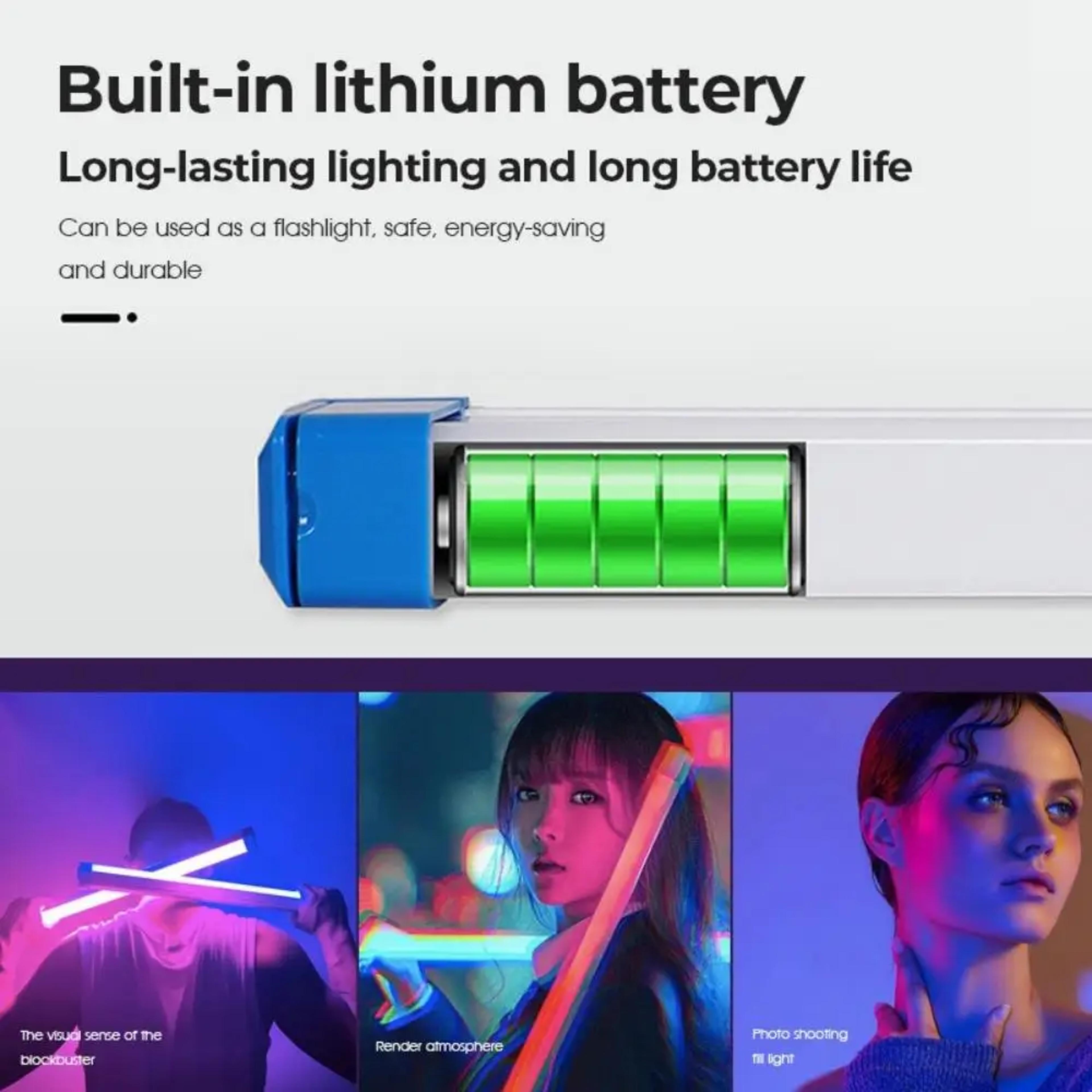 RGB Tube Light LED Light Stick USB Night Light For Photography Gaming  Room Ambience 2