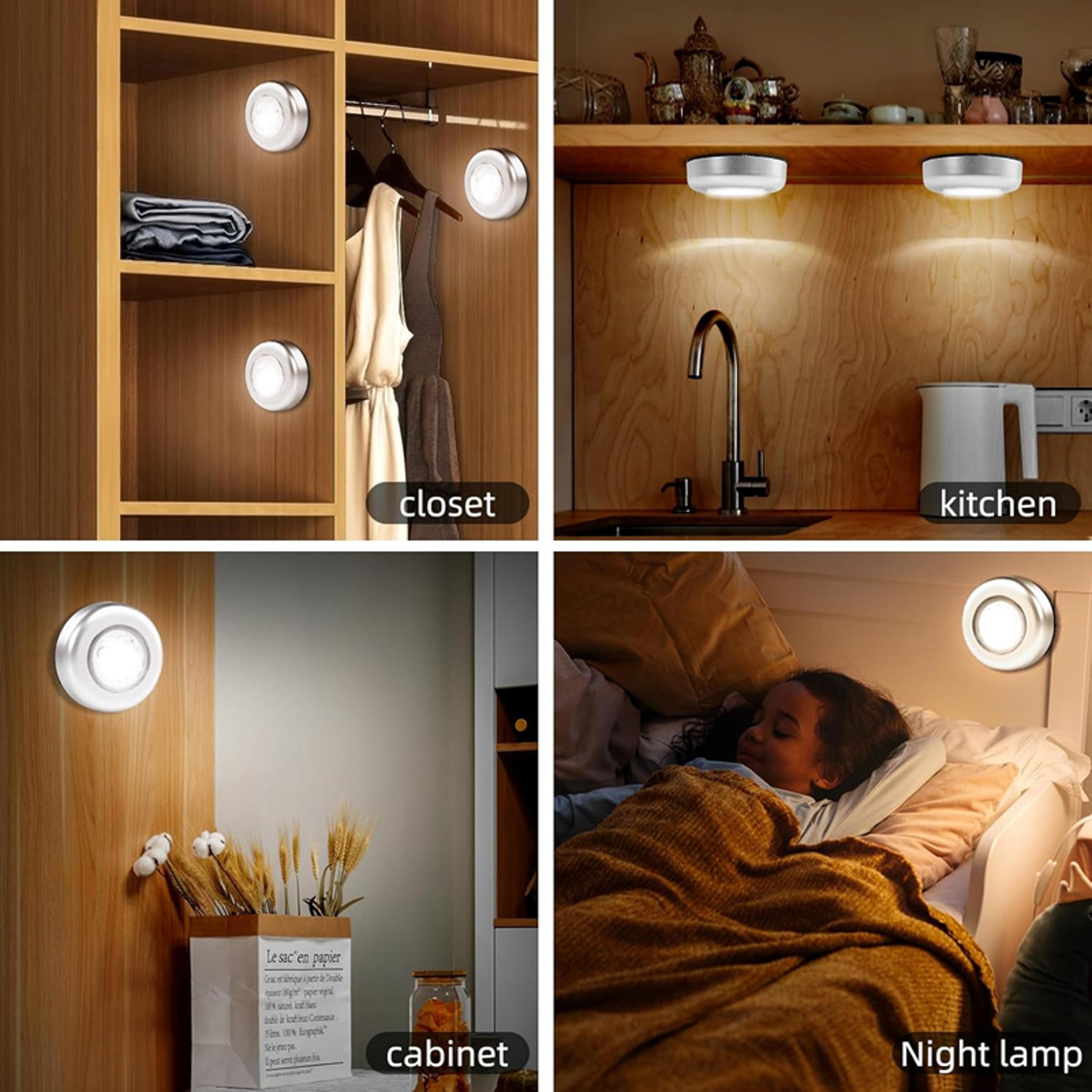 Lumi P Wireless Touch Under Cabinet Light Battery Powered LED Night Lamp 2