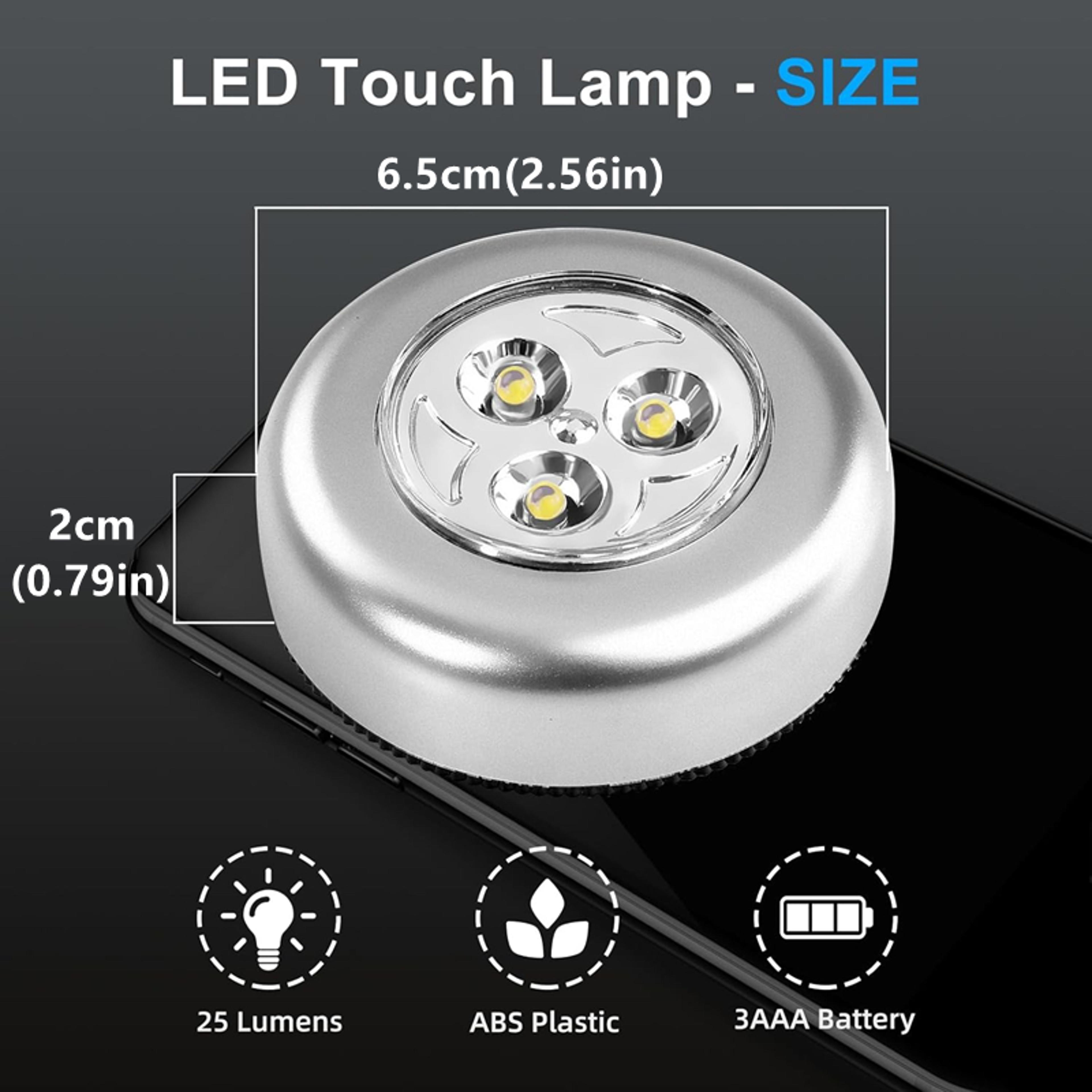 Lumi P Wireless Touch Under Cabinet Light Battery Powered LED Night Lamp 5