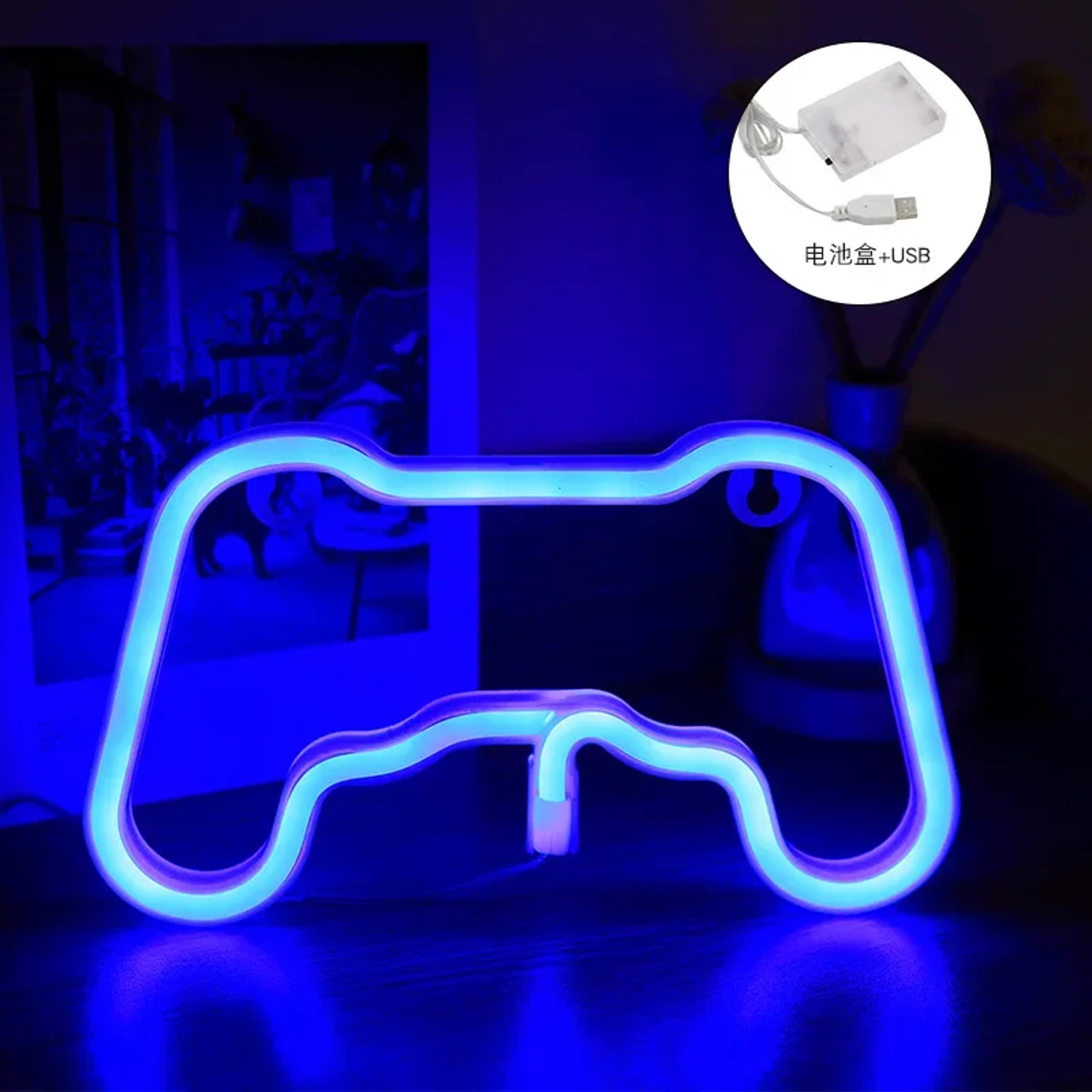 Lumi Play LED Neon Sign For Game Room Decor  Bedroom Wall Decor USB Powered Light 4