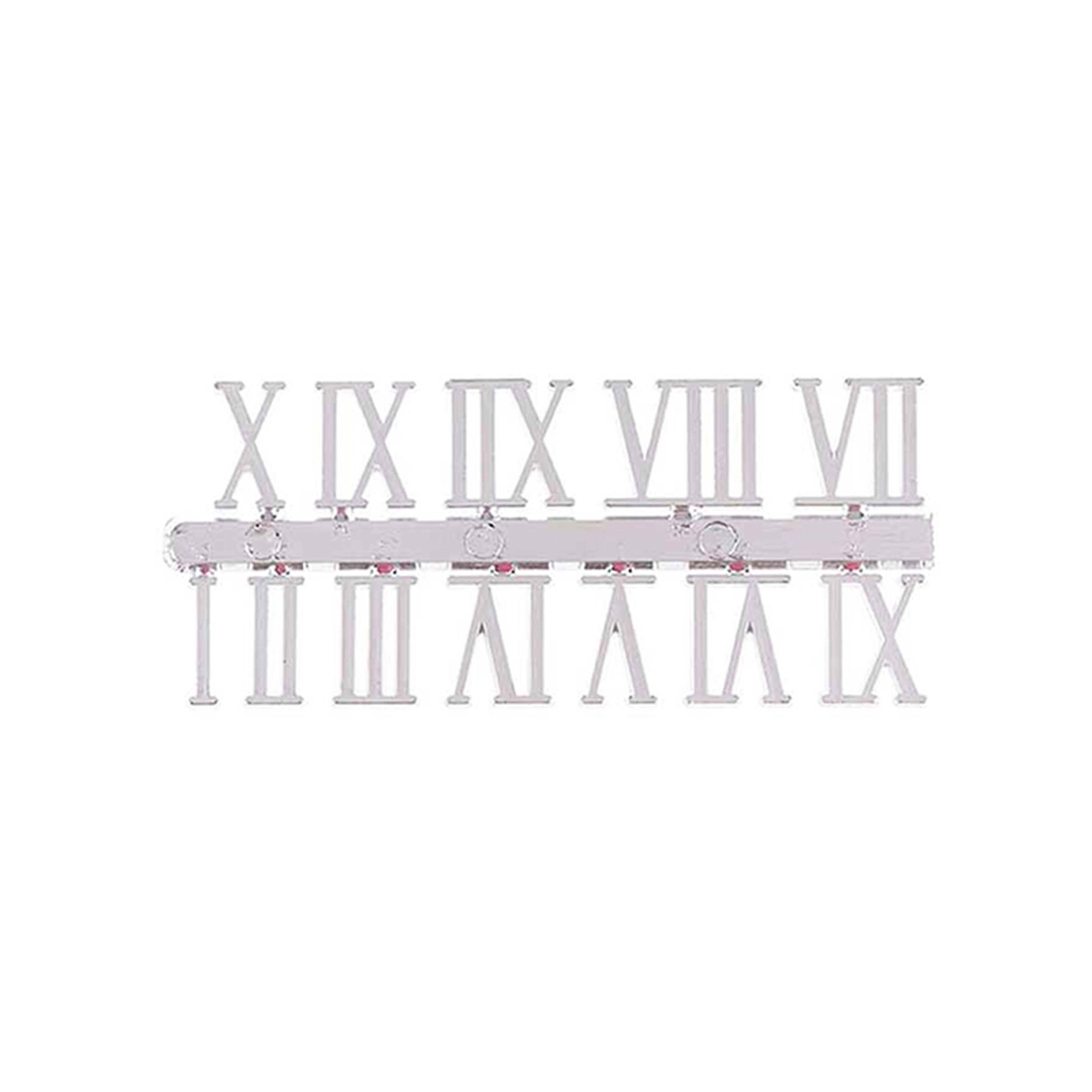 DIY Wall Clock Kit With Roman  Arabic Numerals Large Modern Wall Clock Stickers With Quartz Movemen 7