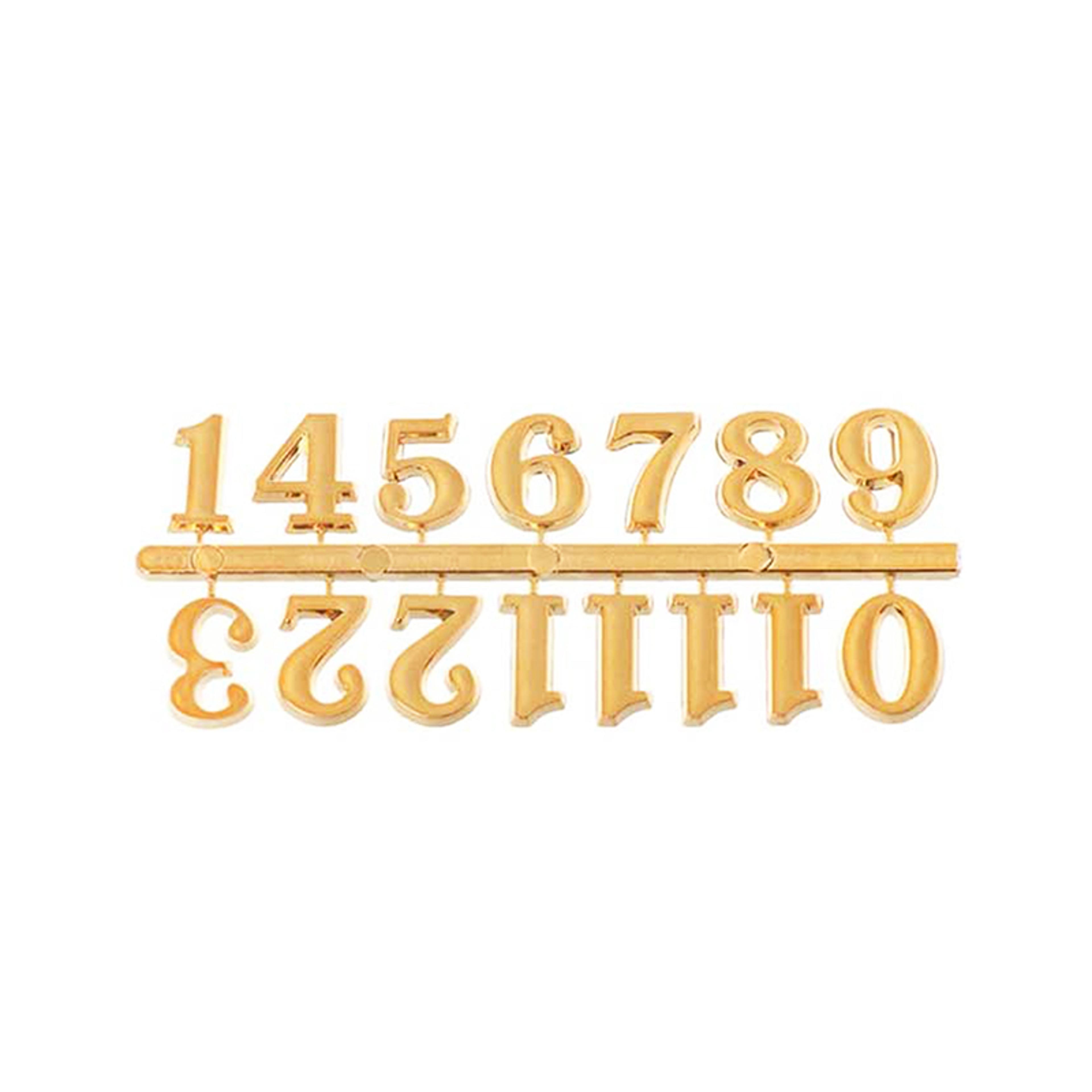 DIY Wall Clock Kit With Roman  Arabic Numerals Large Modern Wall Clock Stickers With Quartz Movemen 10