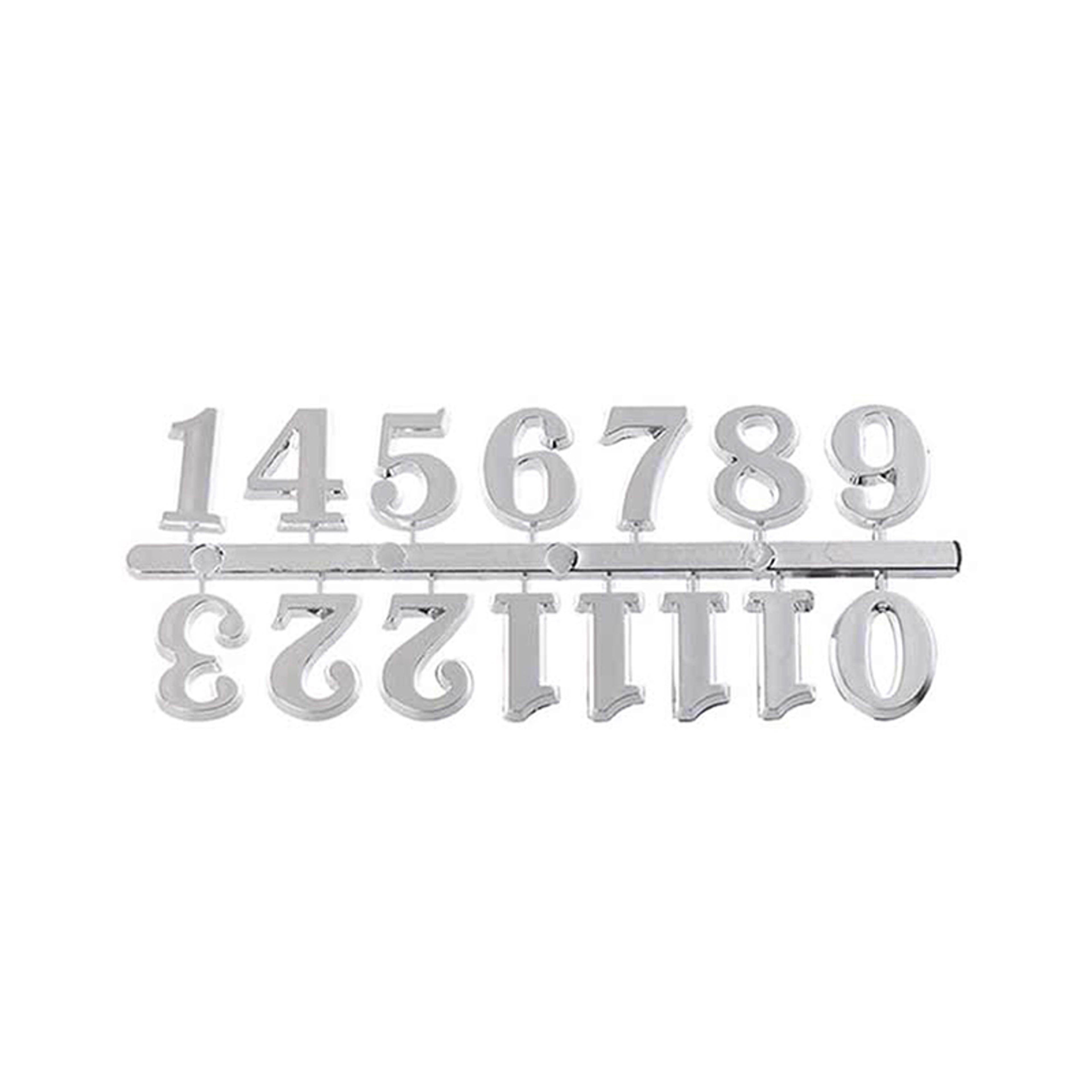 DIY Wall Clock Kit With Roman  Arabic Numerals Large Modern Wall Clock Stickers With Quartz Movemen 11