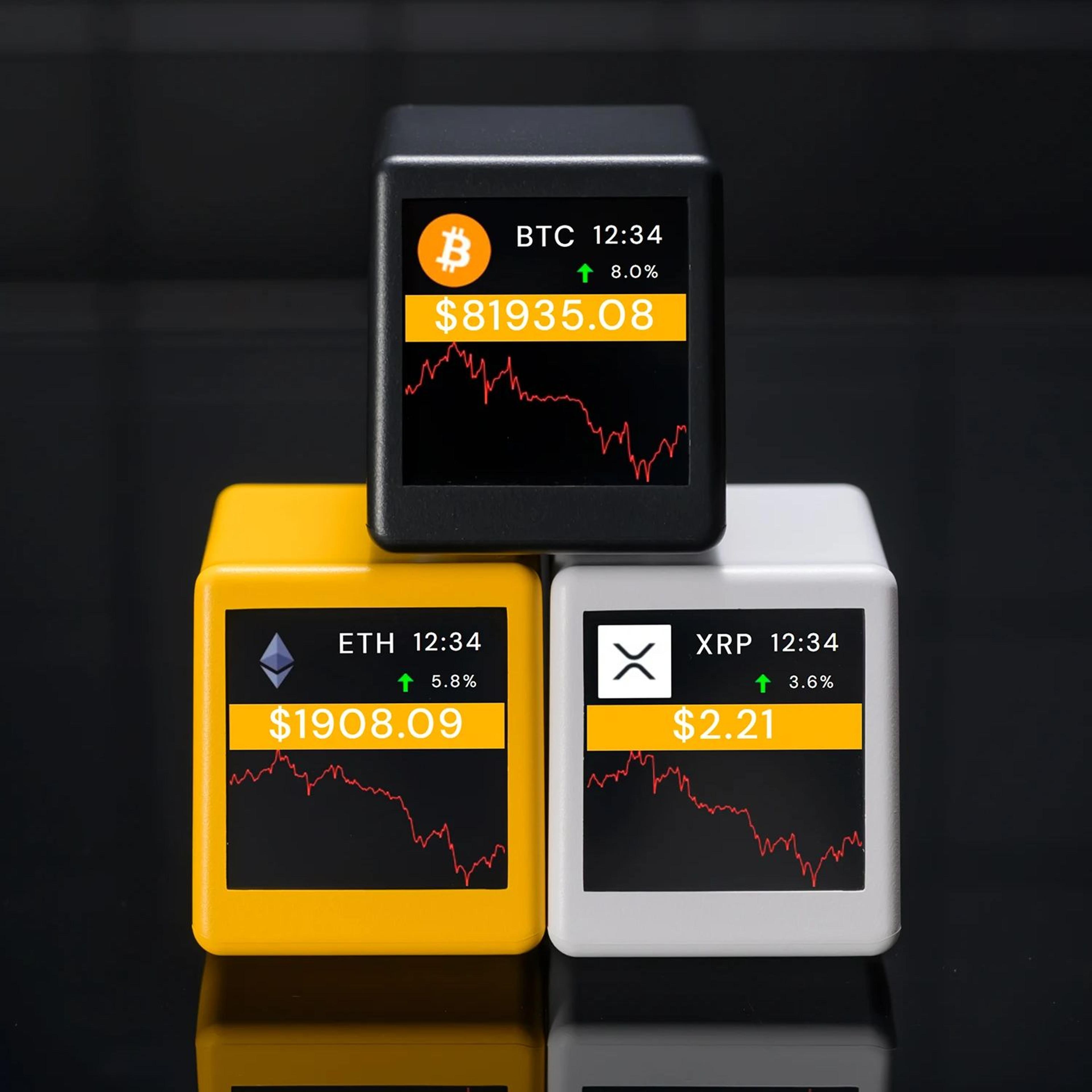 WiFi Crypto Price Tracker With Live Bitcoin Price Display For Cryptocurrencies 1