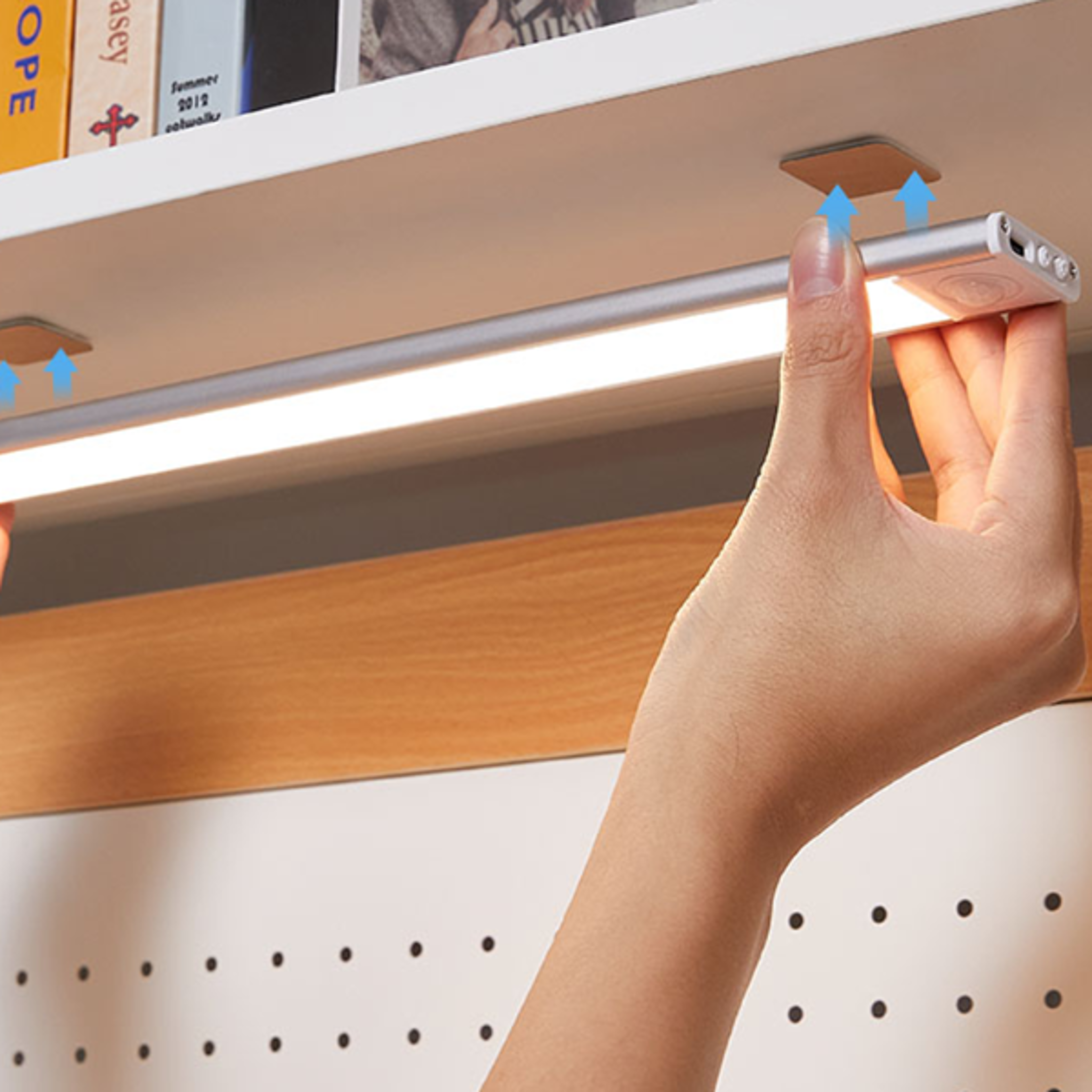 lumi sense motion sensor under cabinet light rechargeable magnetic led closet light