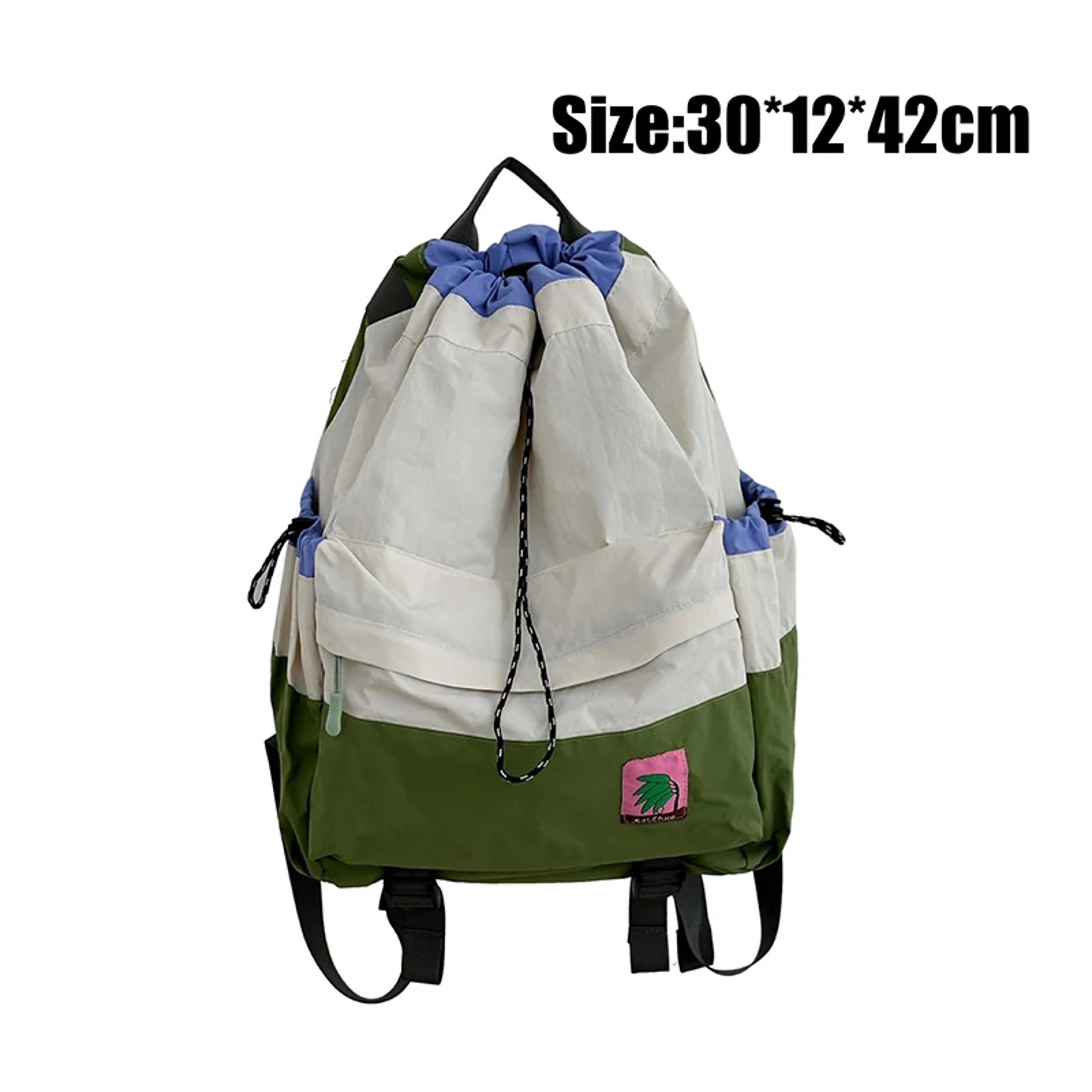 Lightweight Travel Drawstring Backpack Casual Tote Bag For Women And Students 3