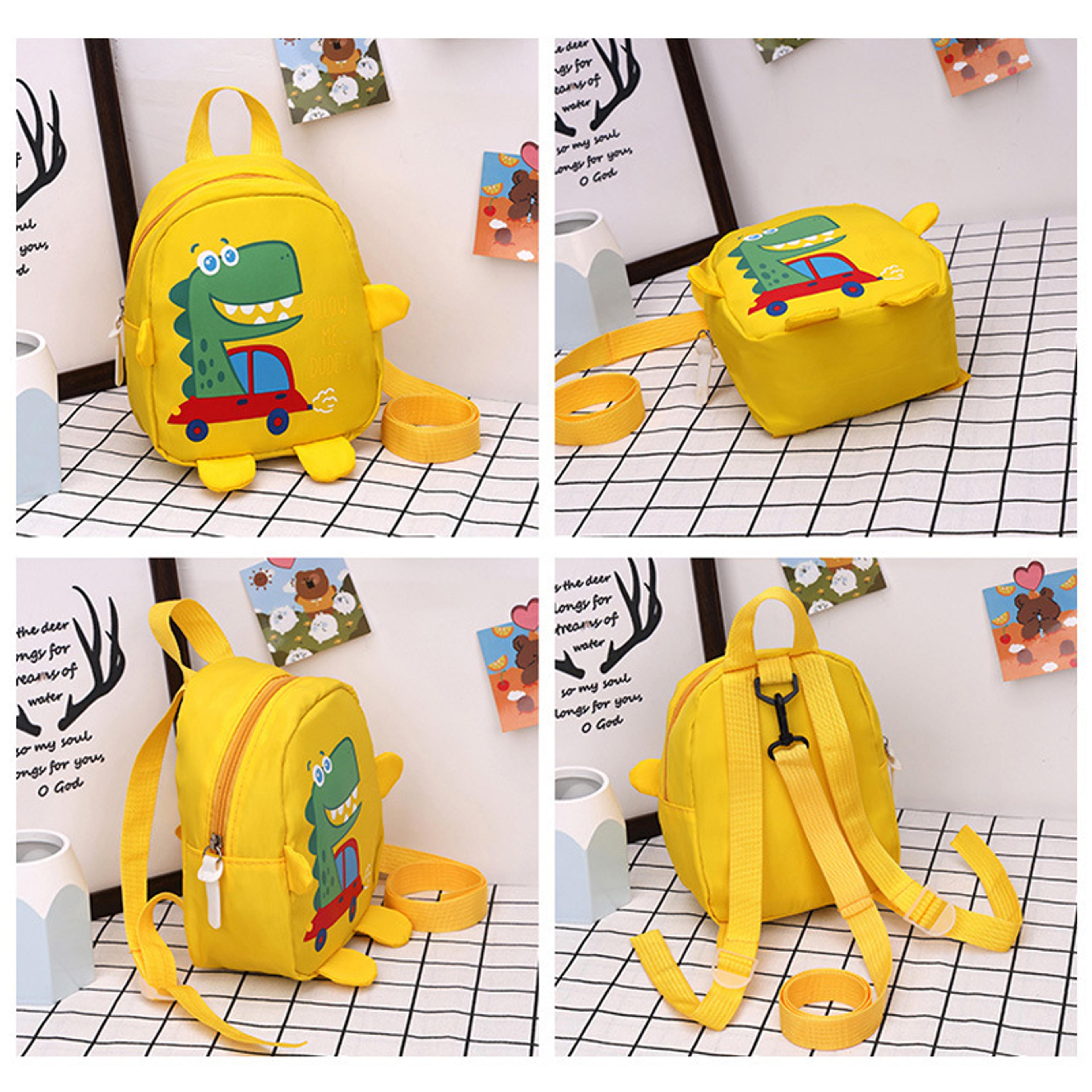 Kids Dinosaur Backpack Anti Lost Kindergarten School Bag Cute Toddler Backpack 3