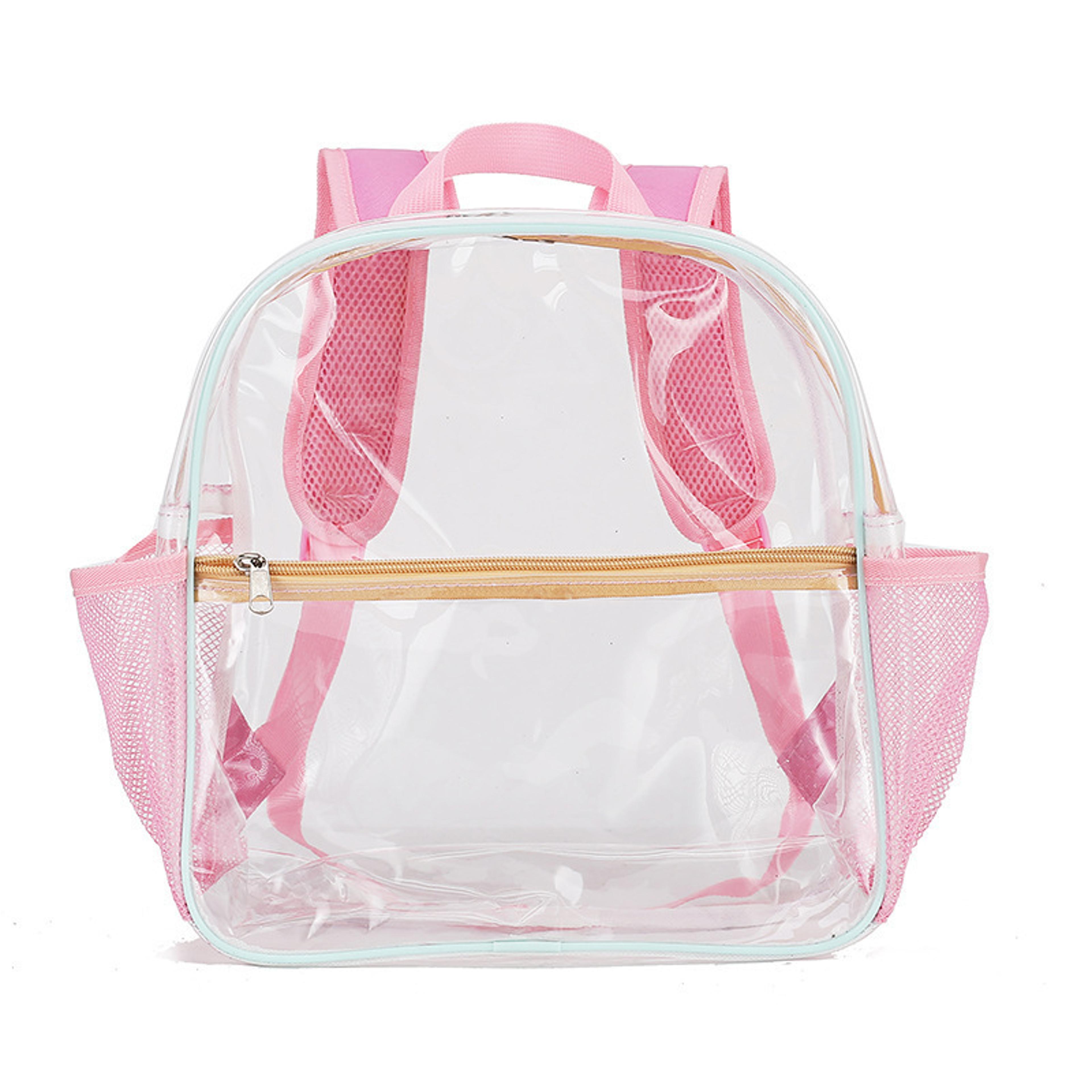 Clear Kids Backpack Transparent Waterproof PVC Bag For School Travel 4