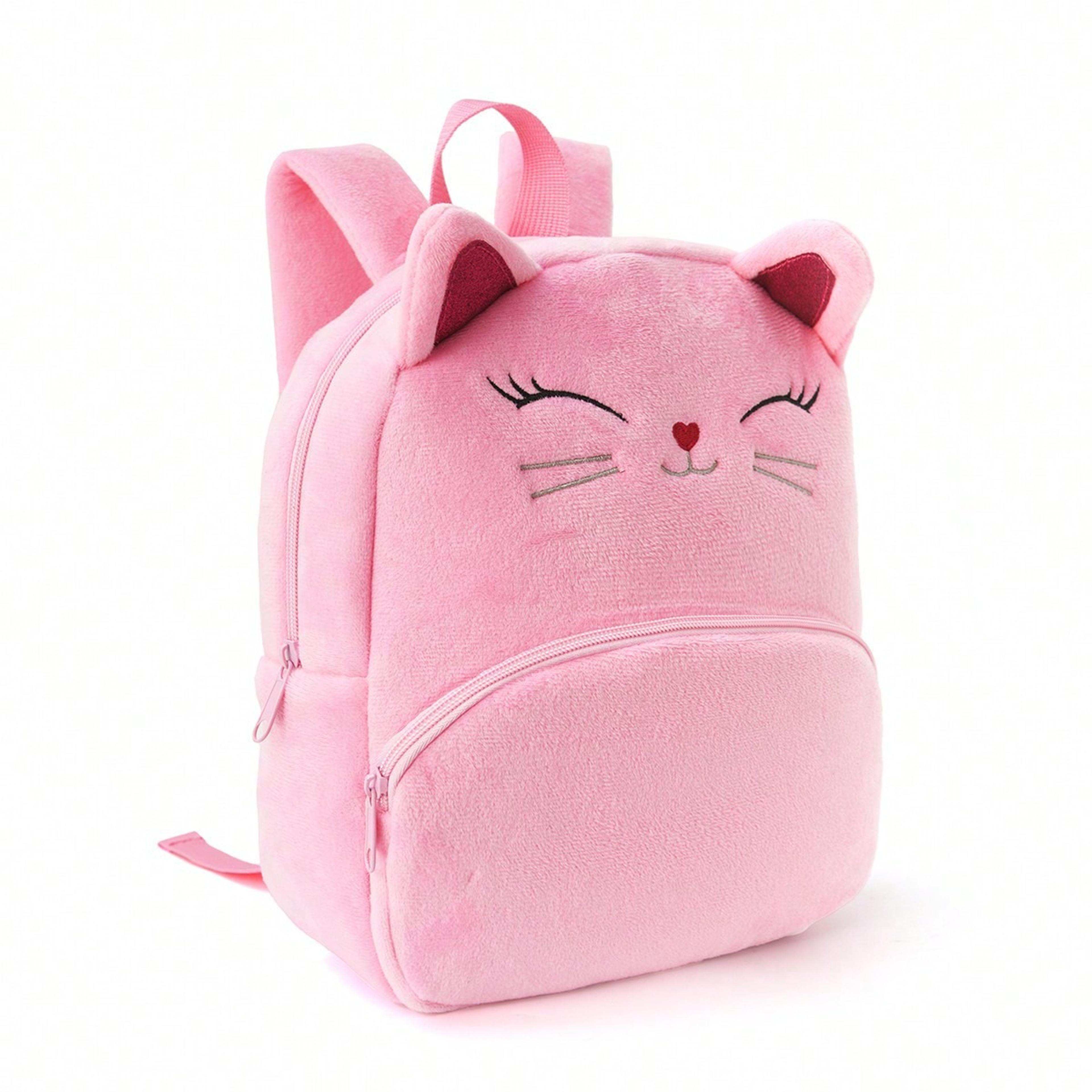 Cute Animal Plush Toddler Backpack Soft Kindergarten Bag For Kids 1