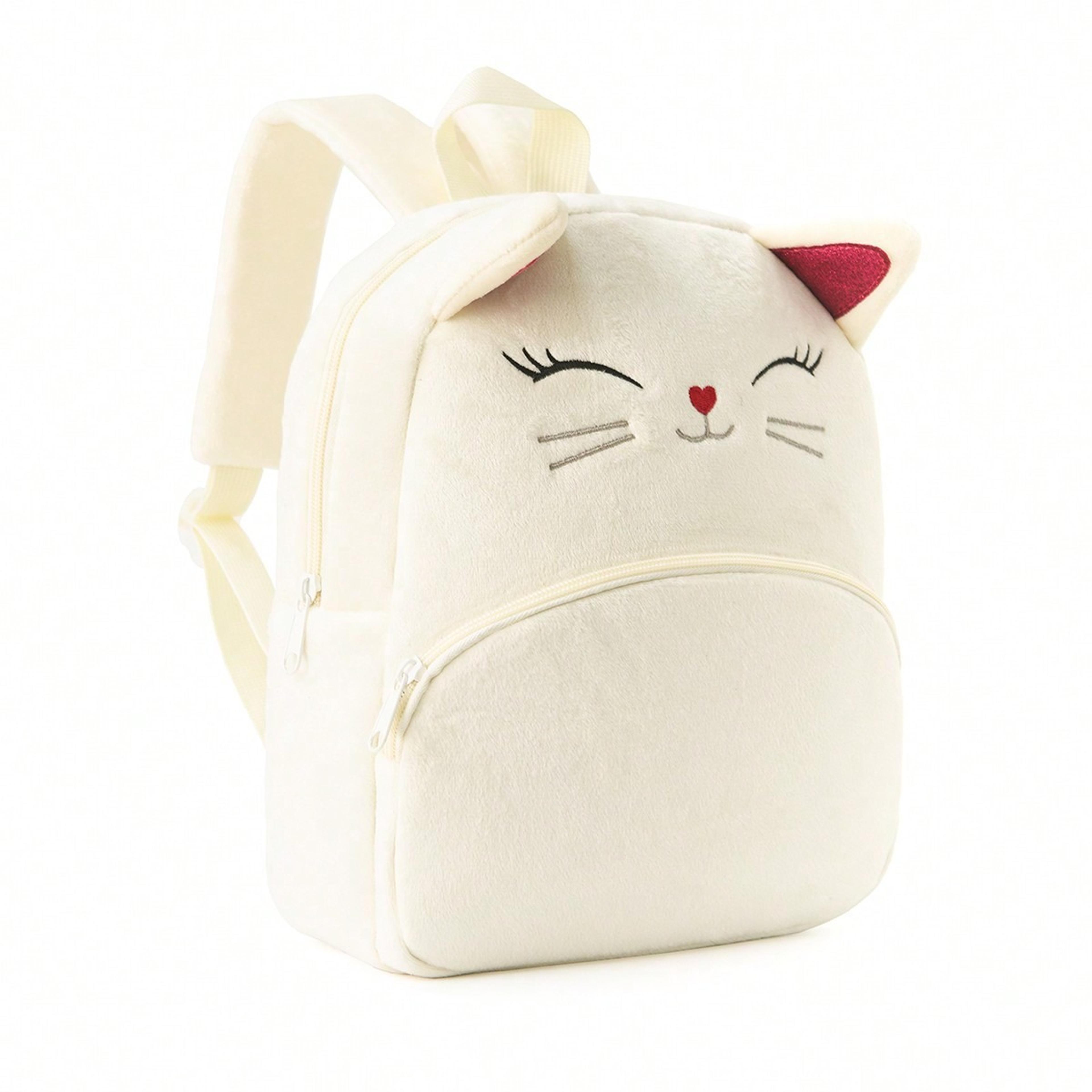 Cute Animal Plush Toddler Backpack Soft Kindergarten Bag For Kids 2