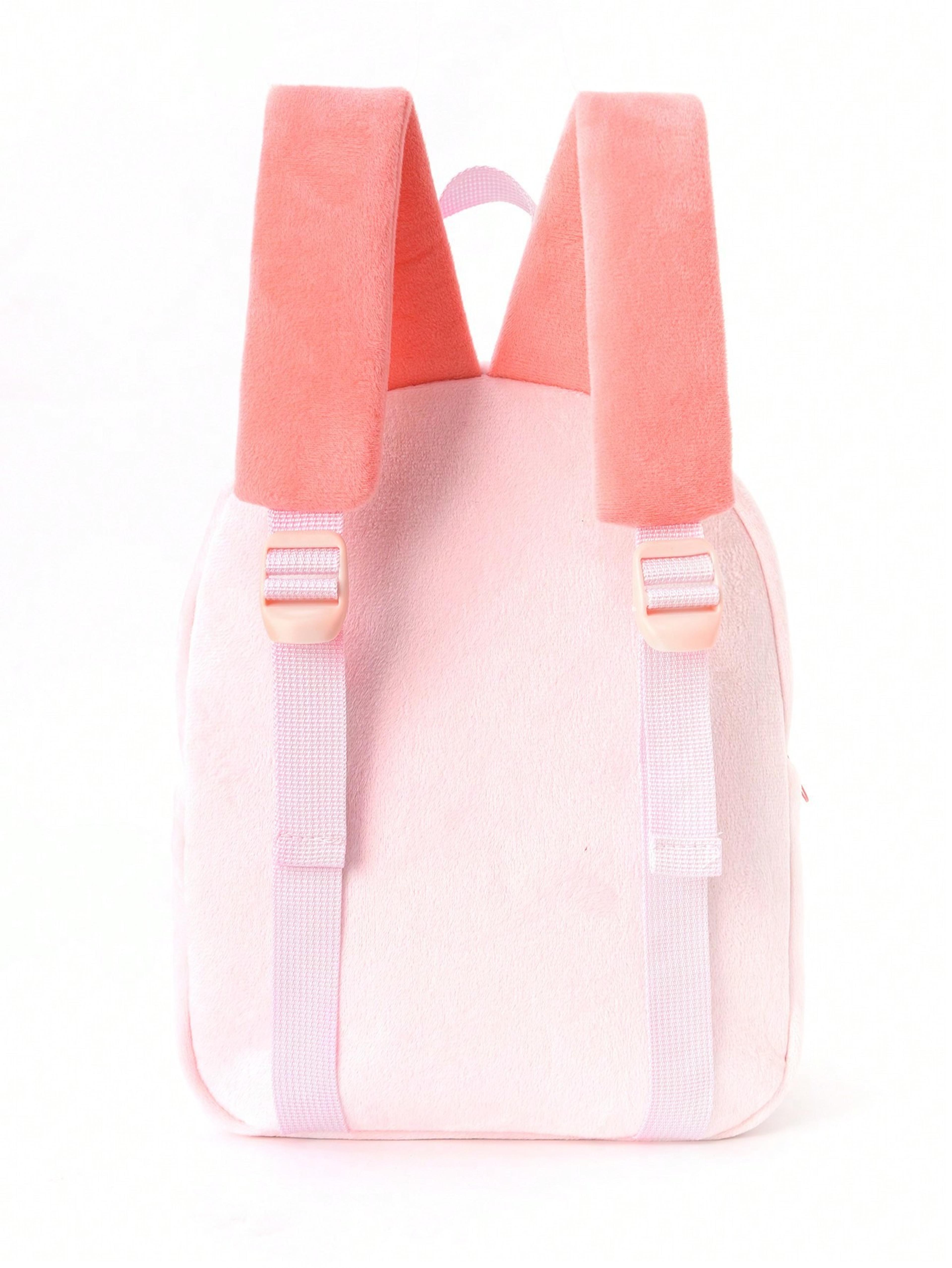 Cute Animal Plush Toddler Backpack Soft Kindergarten Bag For Kids 4