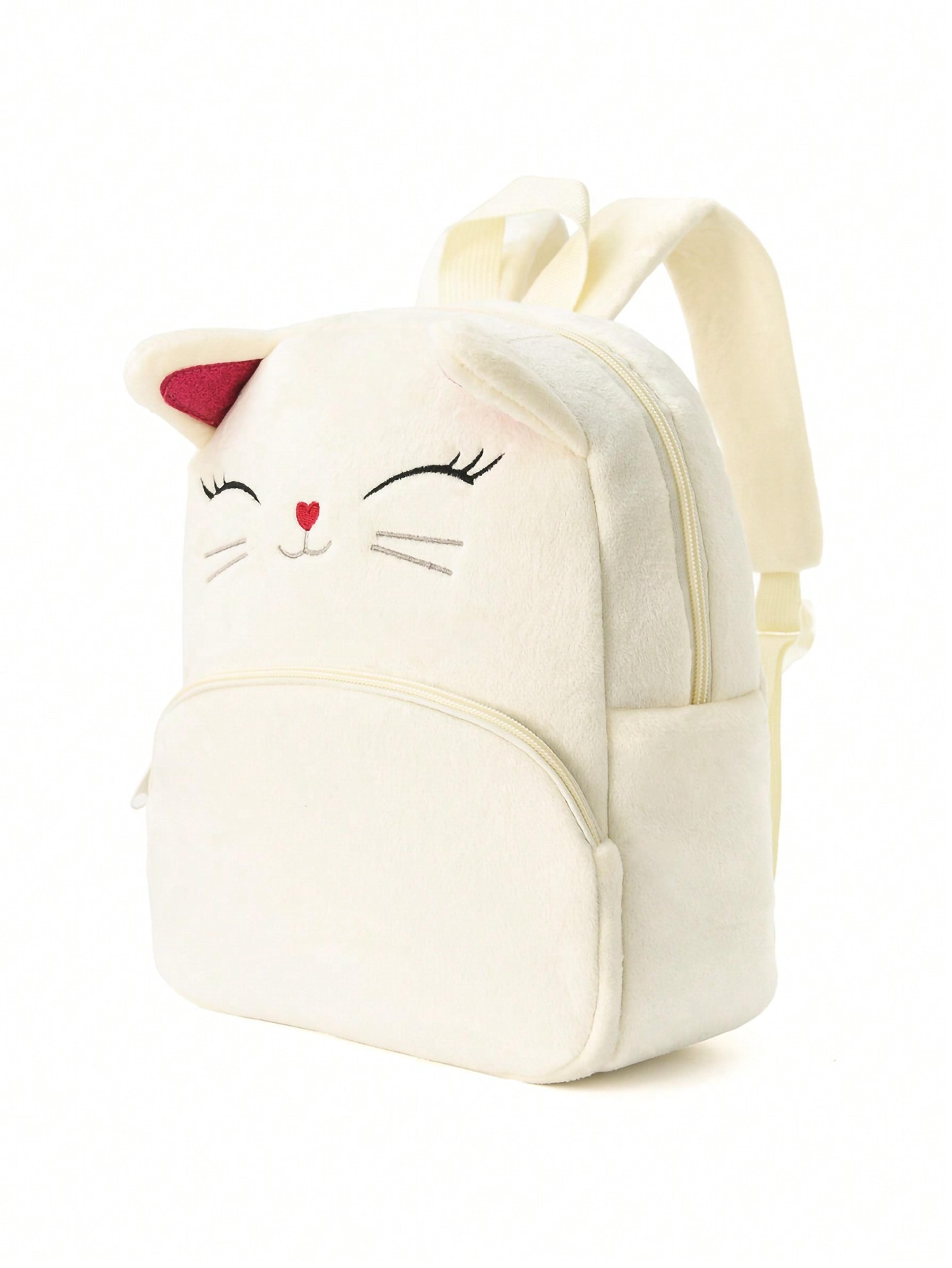 Cute Animal Plush Toddler Backpack Soft Kindergarten Bag For Kids 7