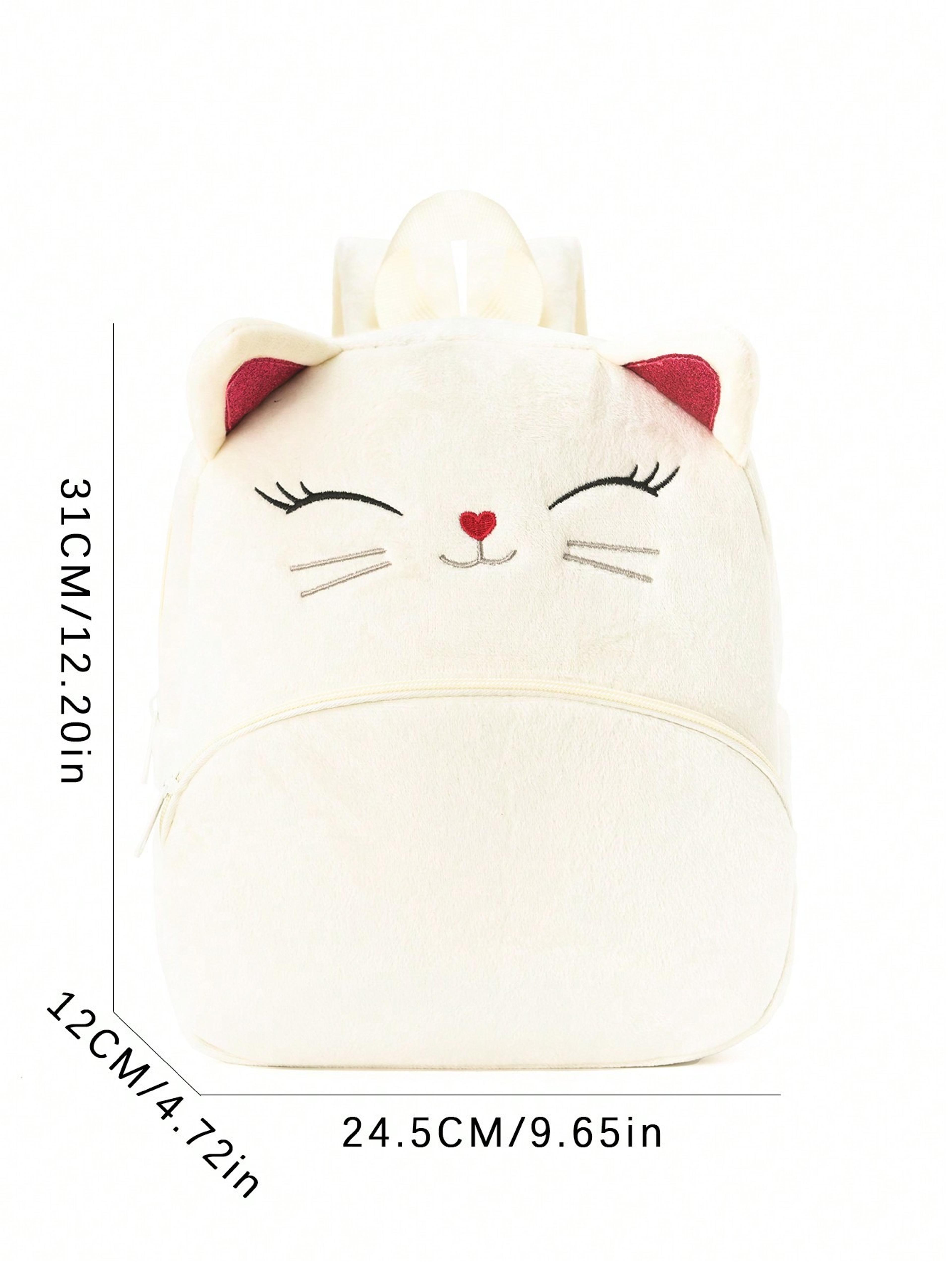 Cute Animal Plush Toddler Backpack Soft Kindergarten Bag For Kids 5