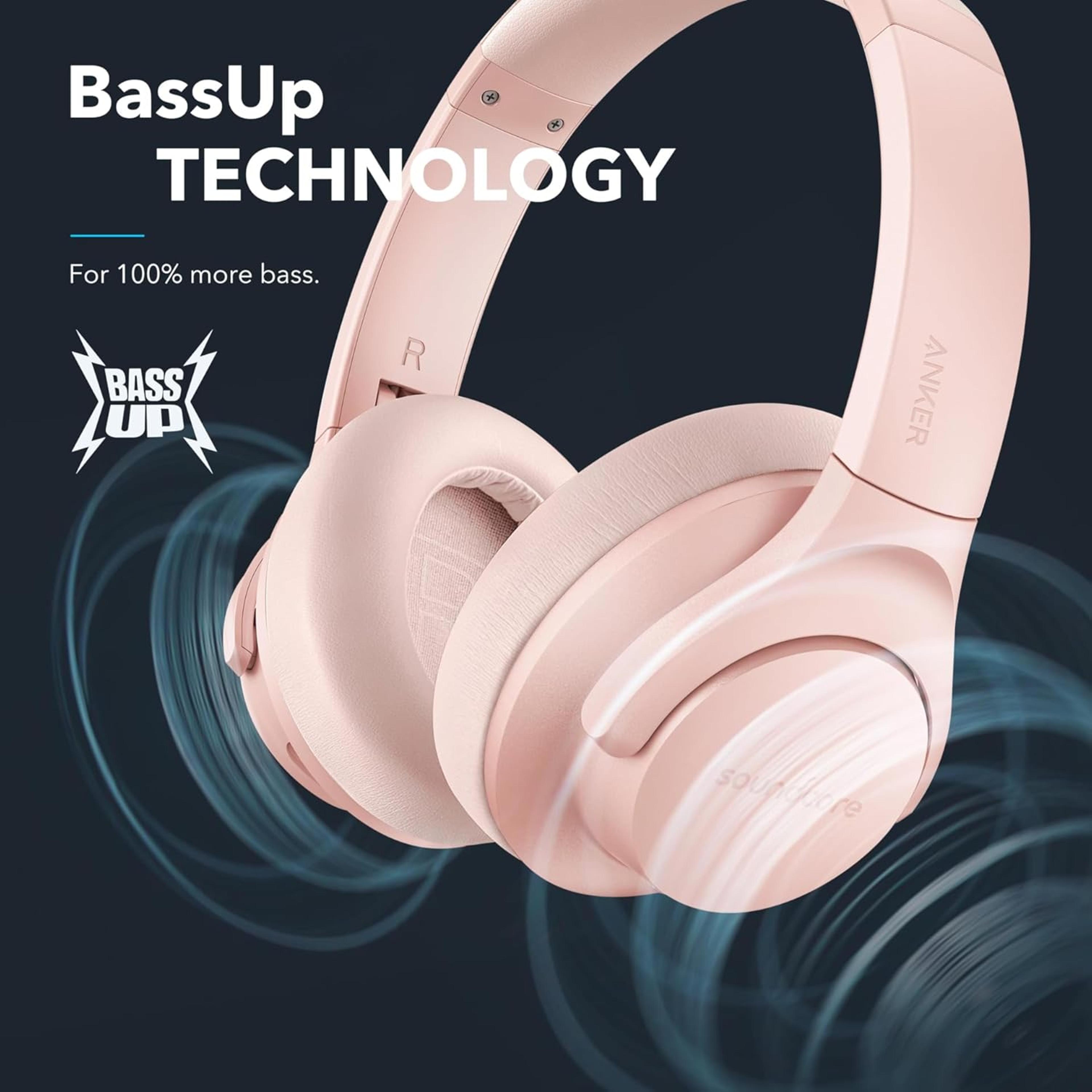 Soundcore Anker Life Noise Cancelling Headphones Wireless Over Ear Bluetooth Playtime 5