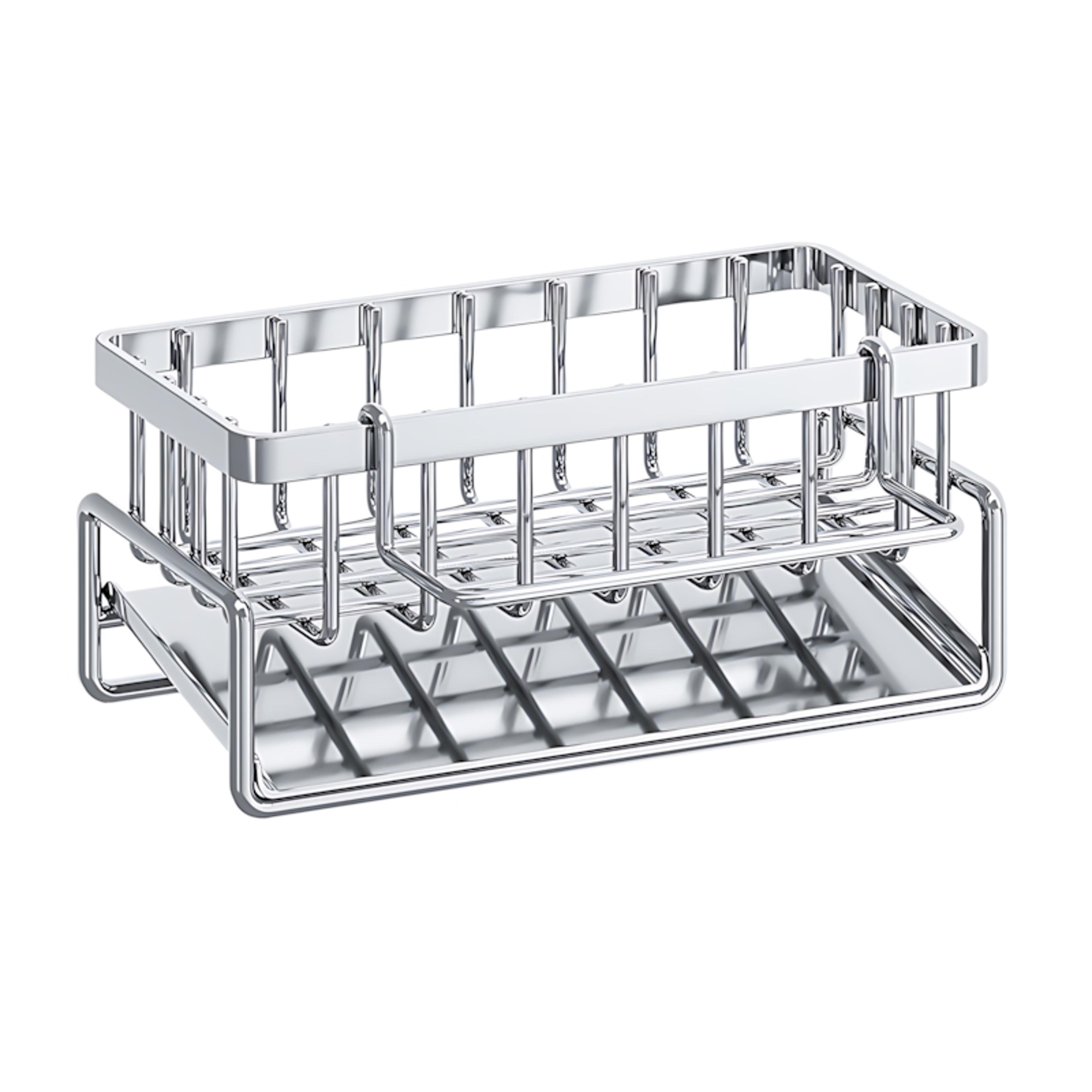 Large Capacity Stainless Steel Sink Rack Dish Drying Rack Kitchen Sink Organizer 4