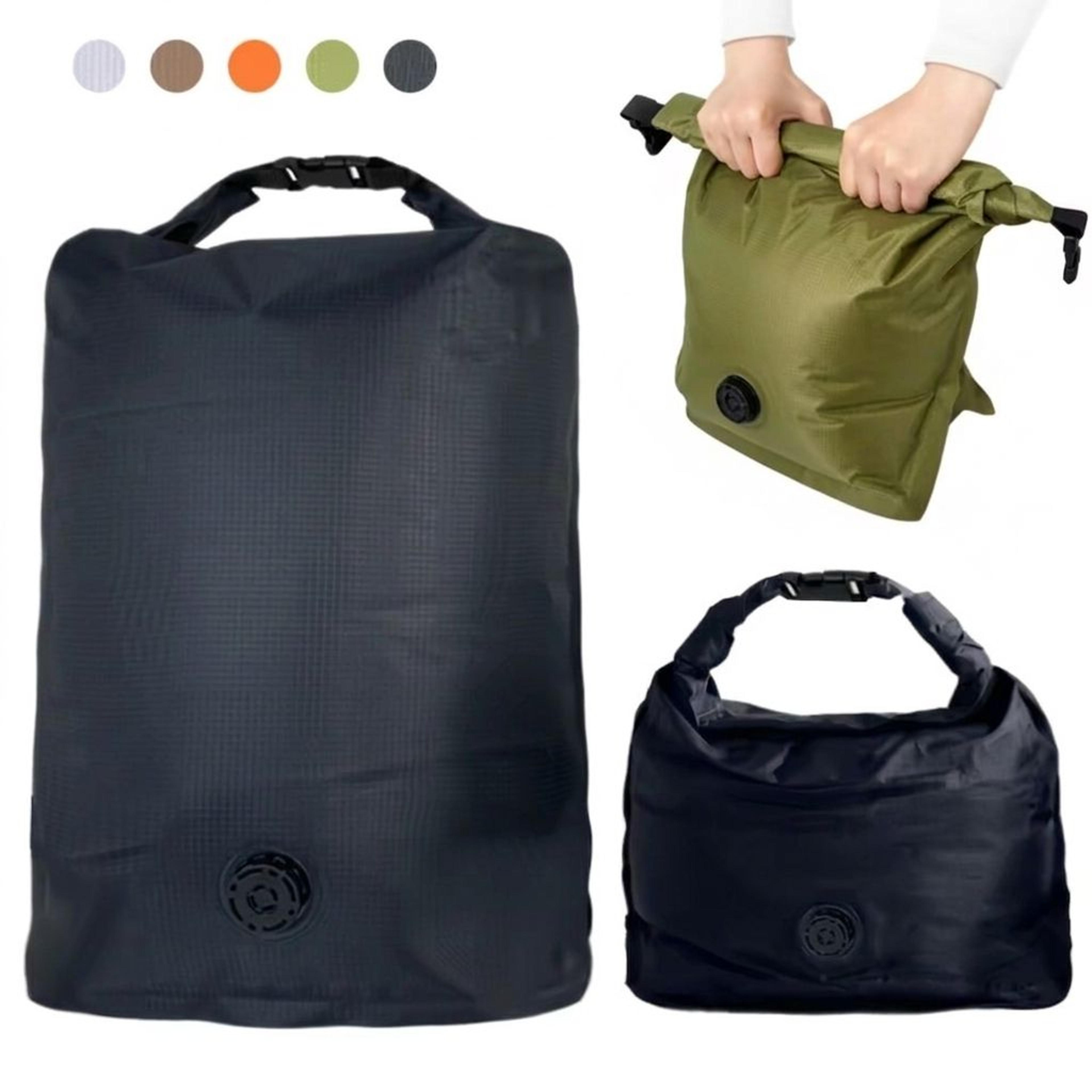 rollease travel compression bags reusable roll up vacuum storage bags for clothes