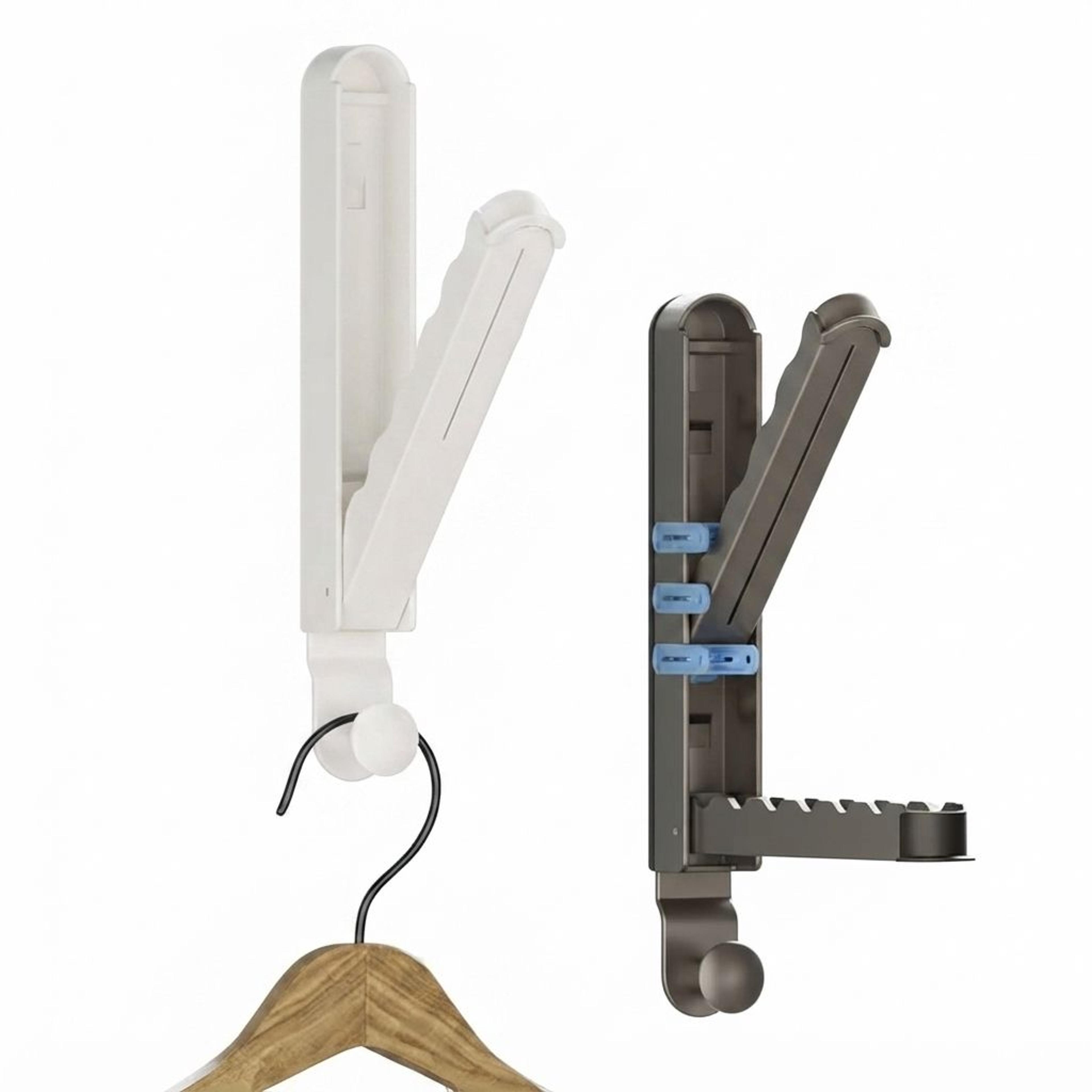 folding wall hook space saving adhesive towel hanger for bathroom and home