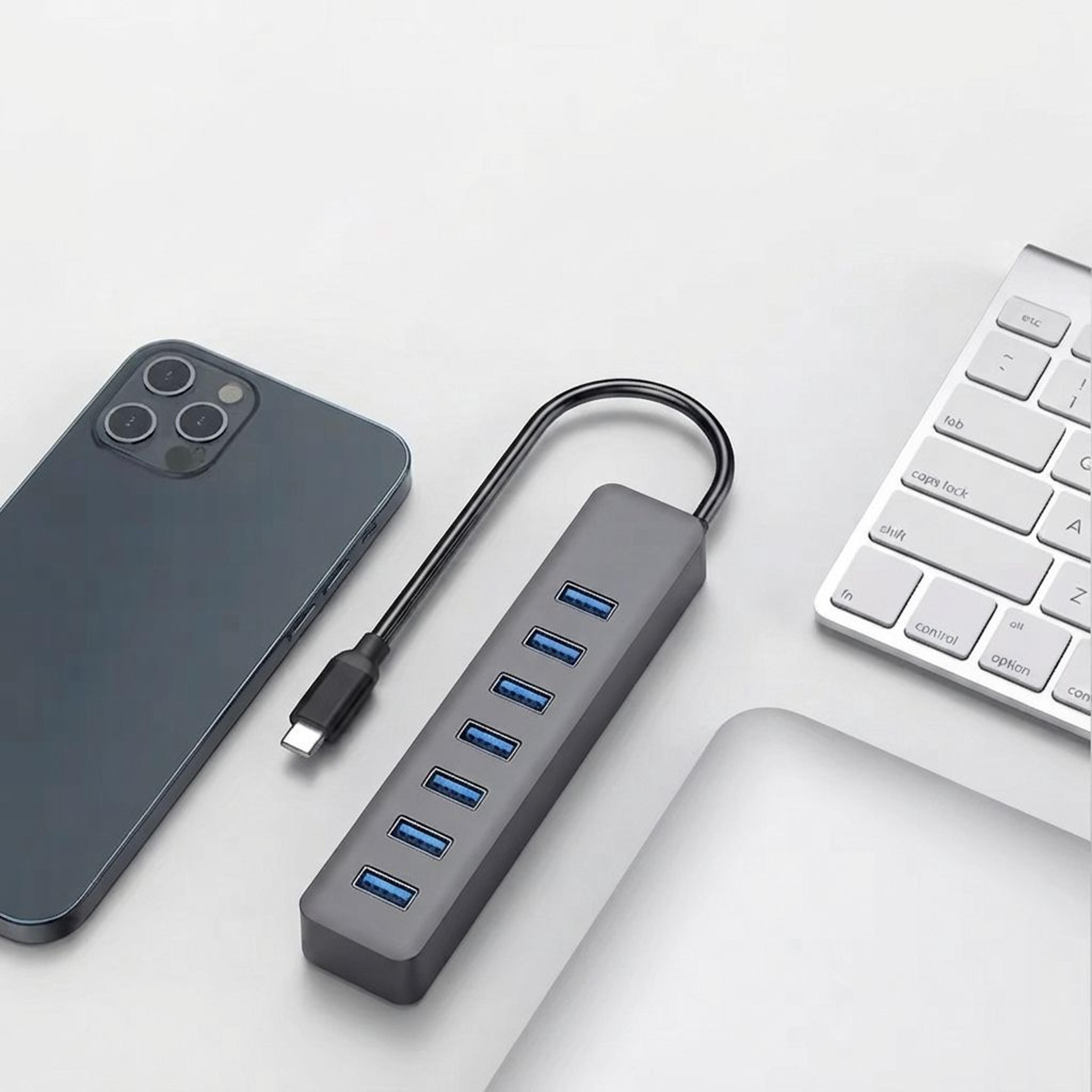 port usb hub usb c splitter for laptop and macbook