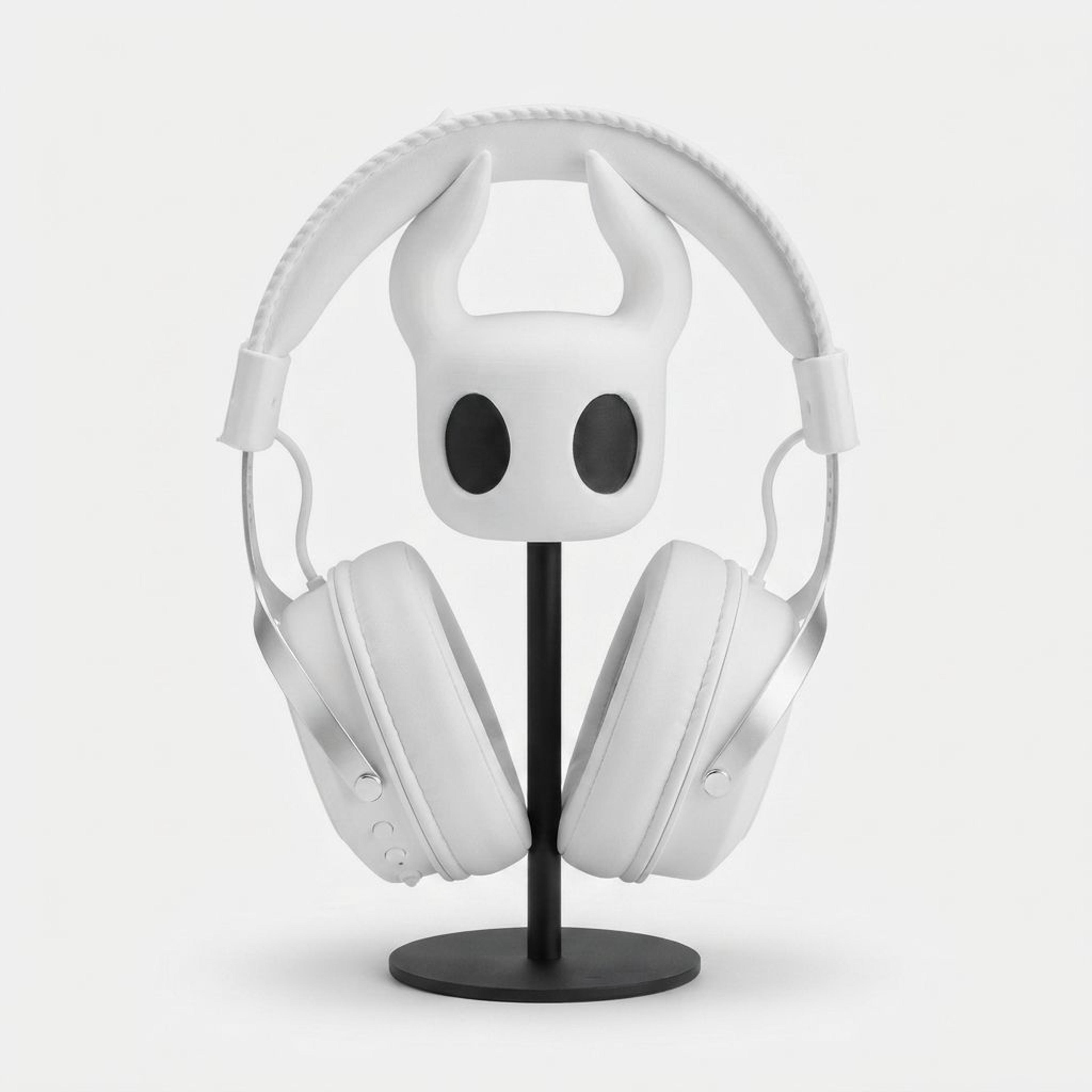 hollow knight style gaming headphone stand controller holder desk decor figure