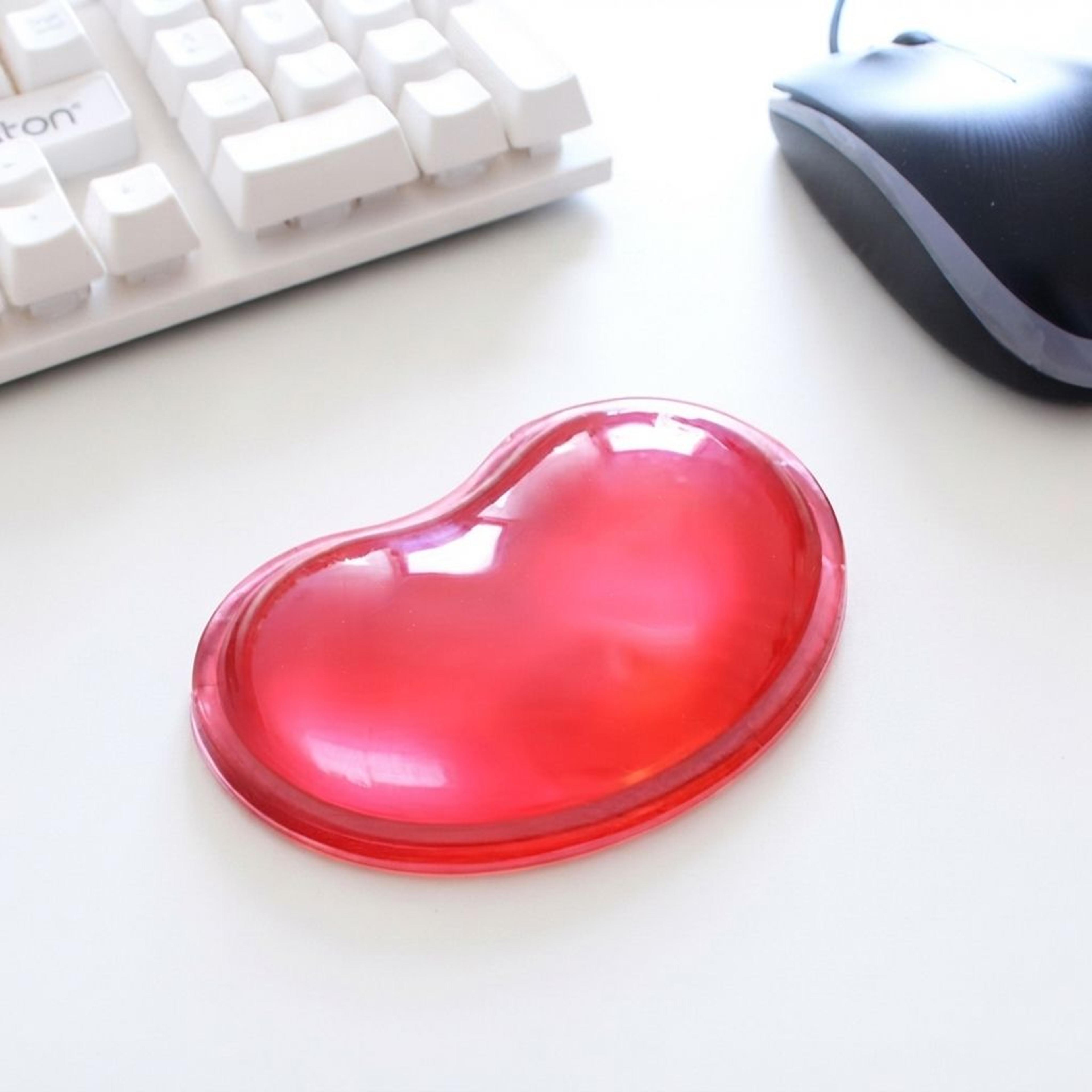 heart shaped silicone wrist rest support pad ergonomic mouse pad cushion