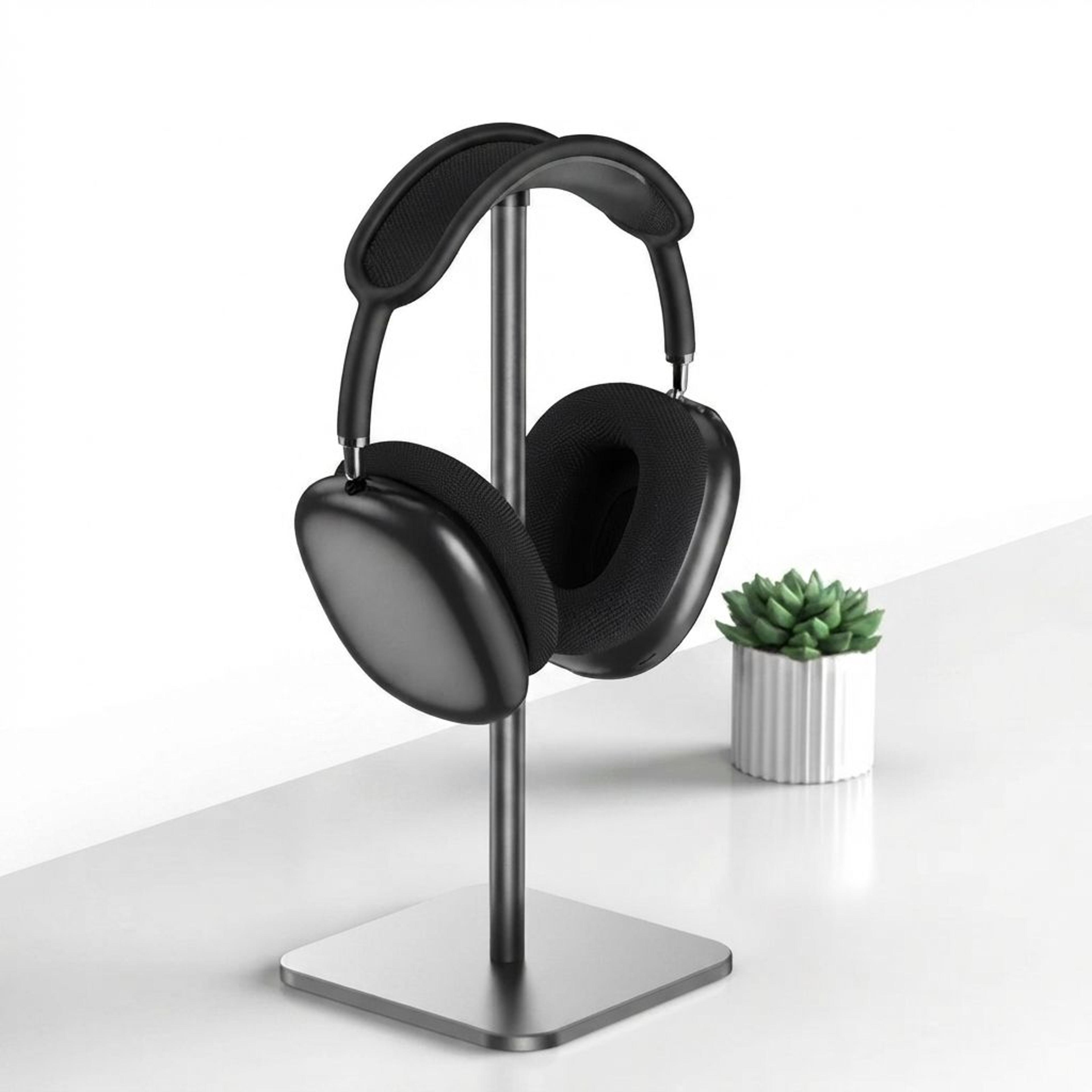 aluminium alloy wireless earphone stand holder for airpods max and gaming headsets