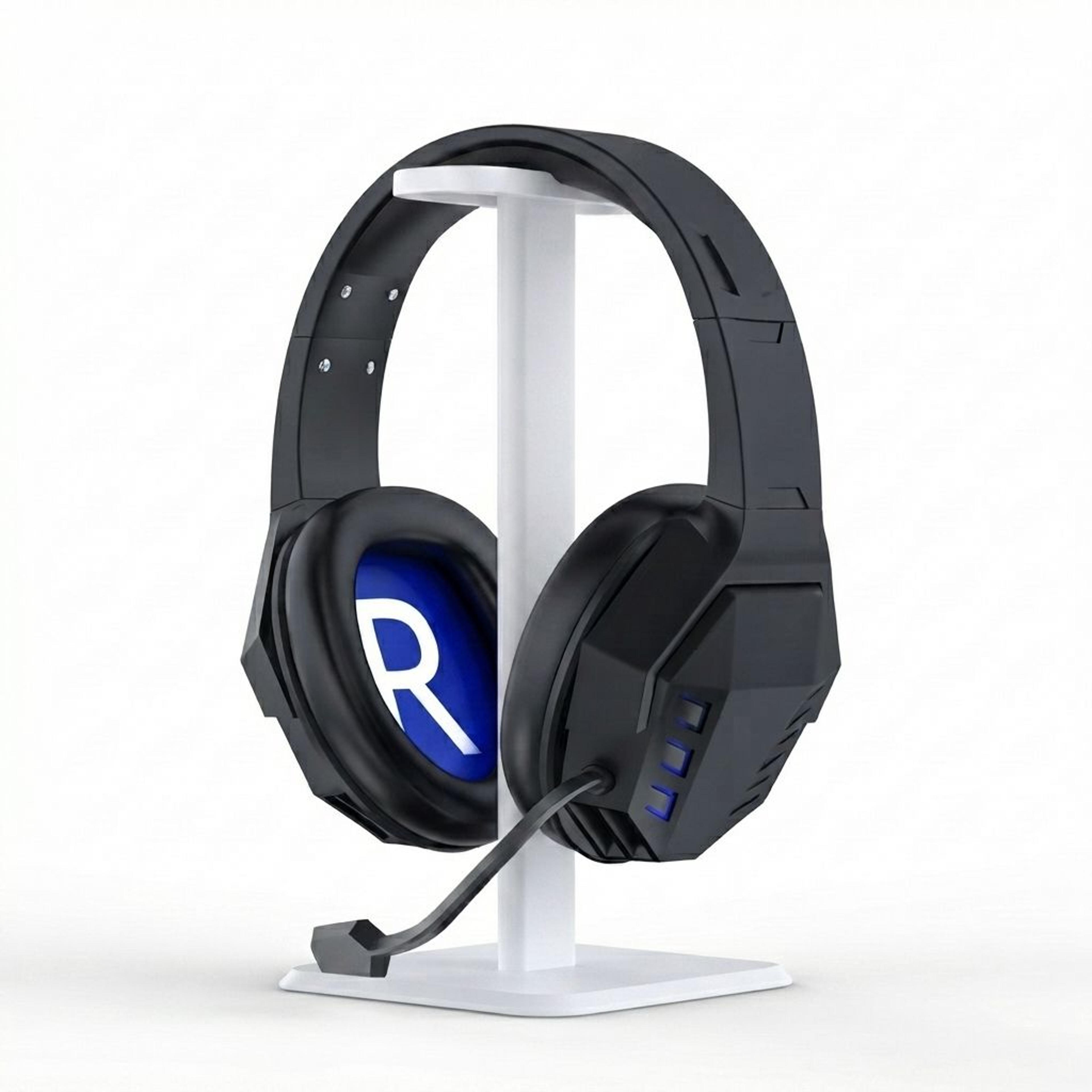bluetooth headphone stand holder desk rack for gaming setup and earphone storage