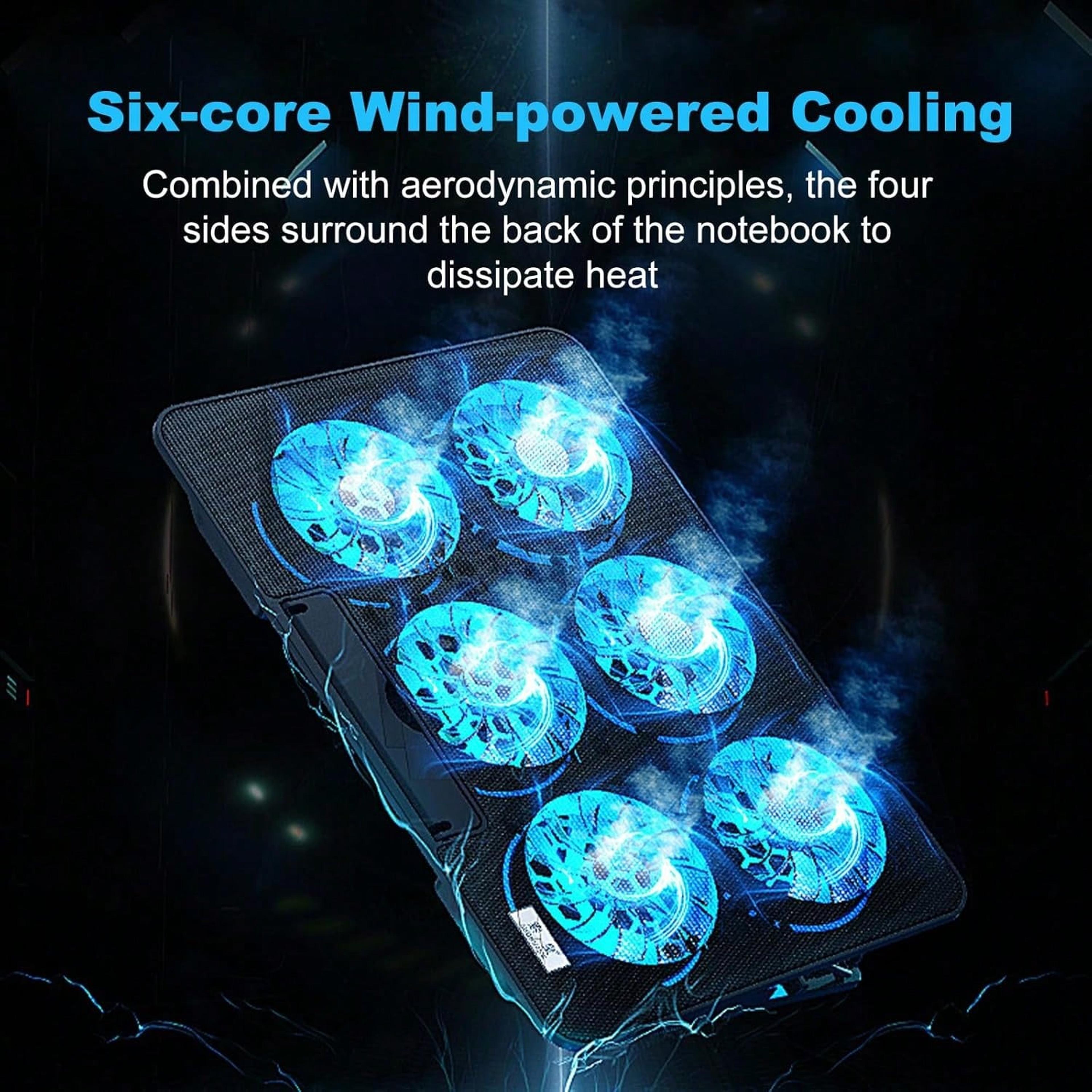 Laptop Cooling Pad With Fans Portable Cooler Stand For Gaming Laptops 4