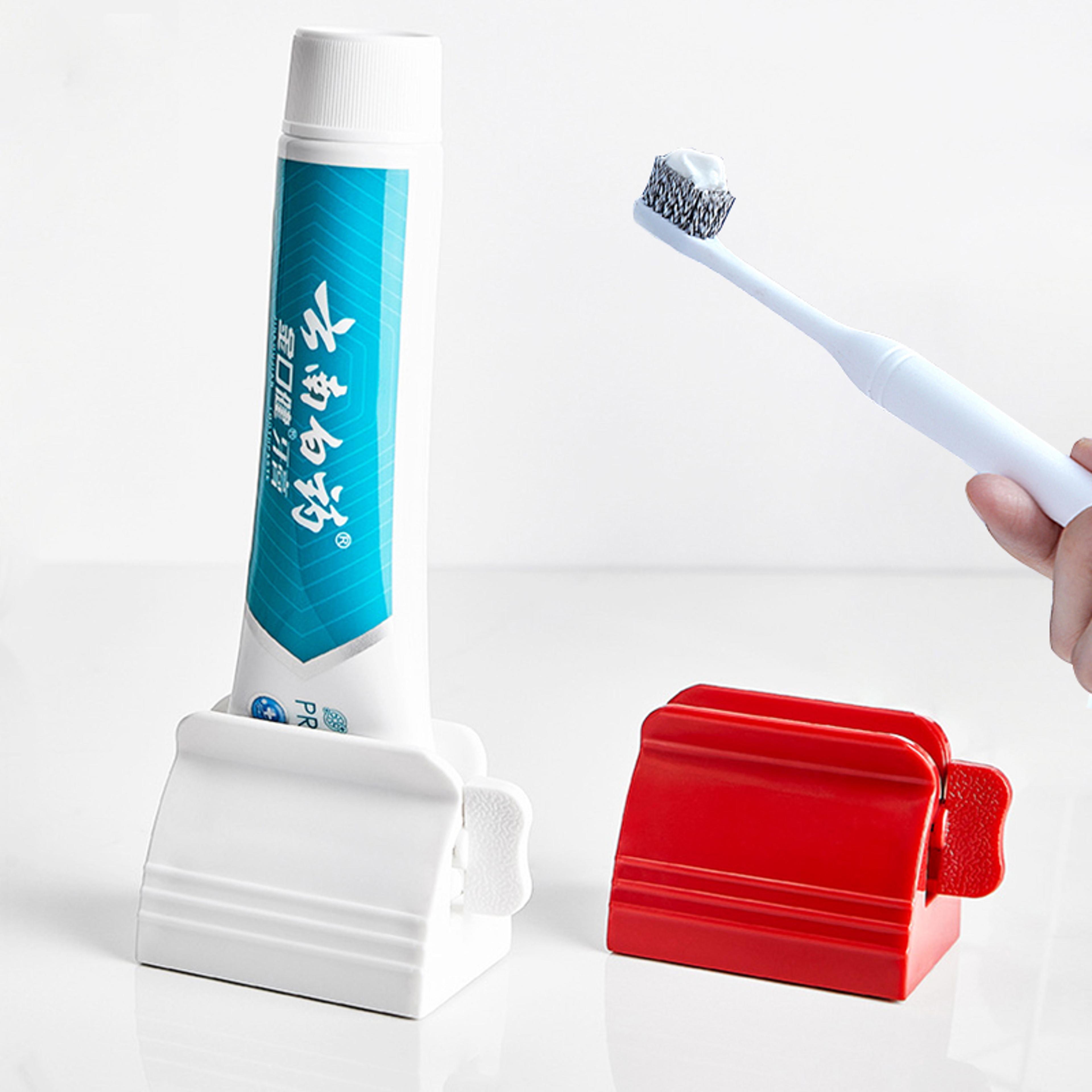 toothpaste squeezer holder oral care tube dispenser for bathroom organization