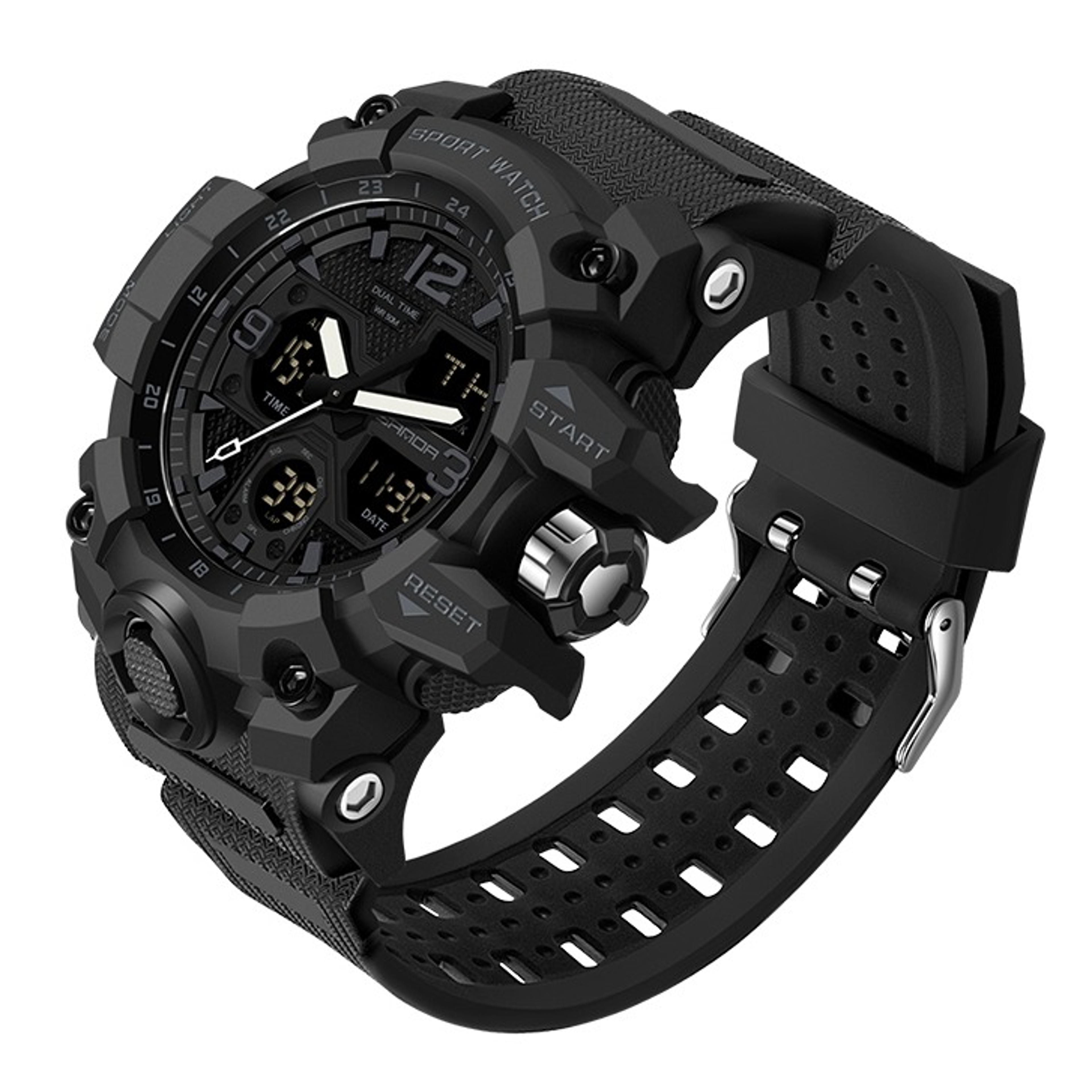 military sports watch for men waterproof quartz wristwatch