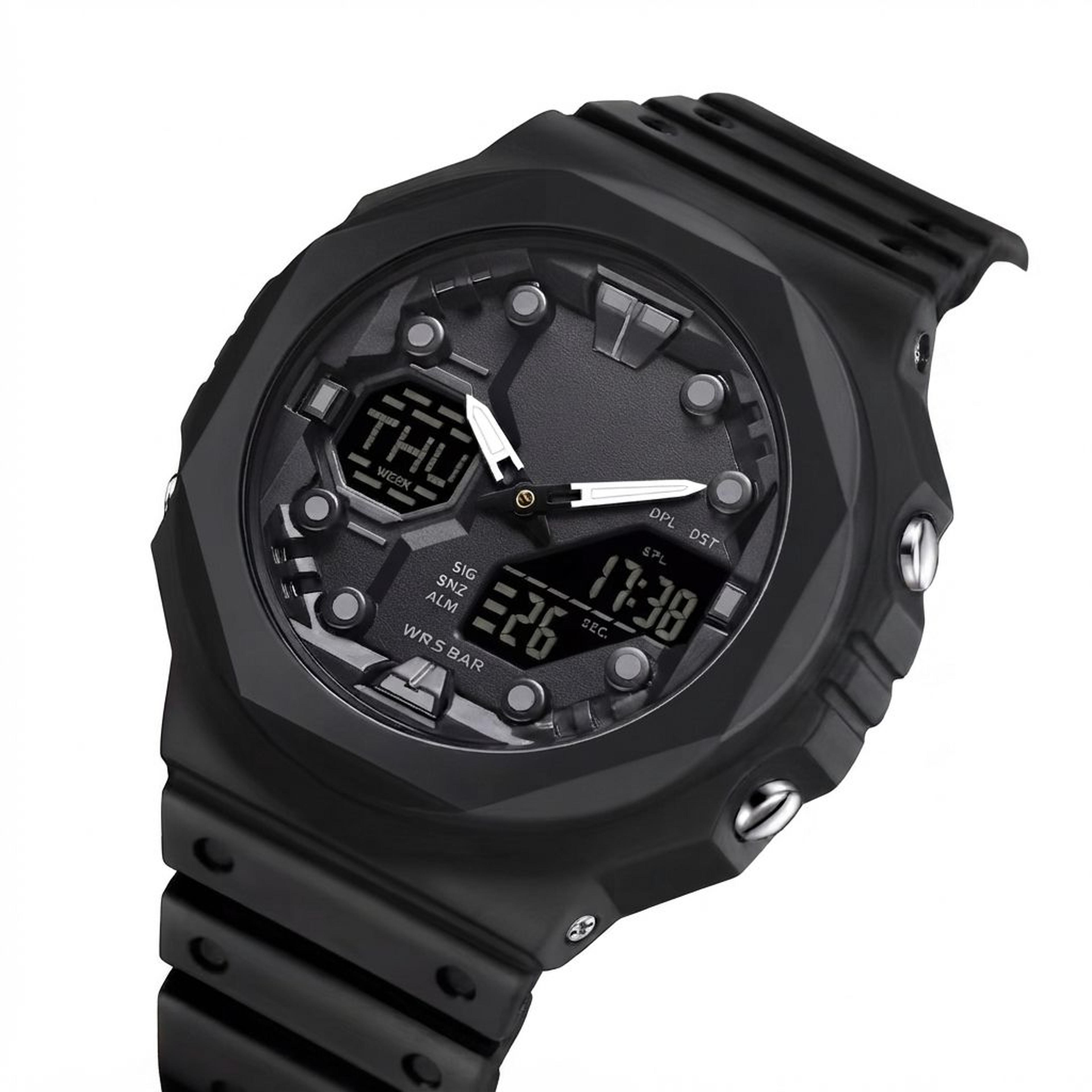 electronic digital watch with night light alarm waterproof student sports watch