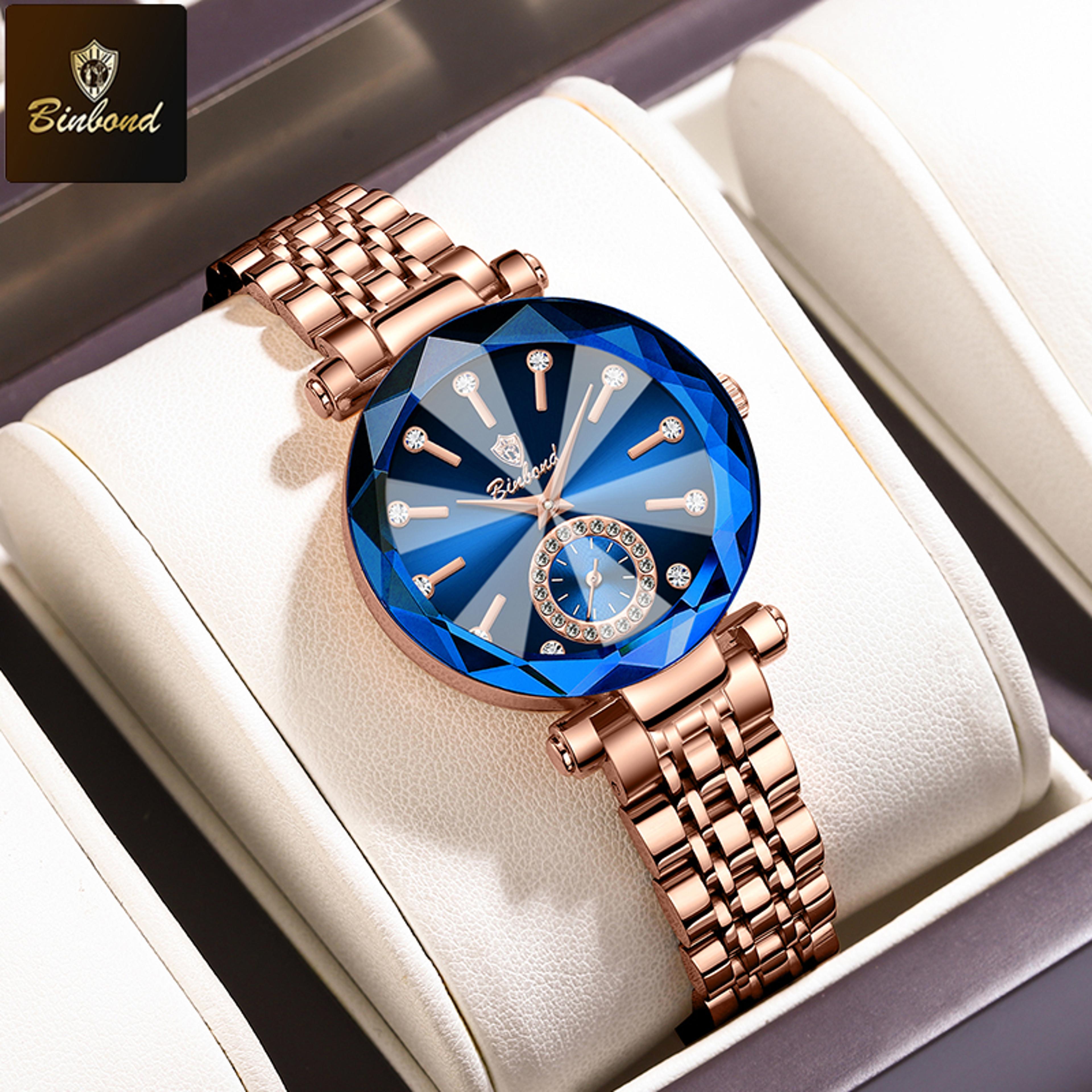 Heart Of The Ocean Inspired Women Quartz Watch Elegant Diamond Waterproof Casual Wristwatch 1