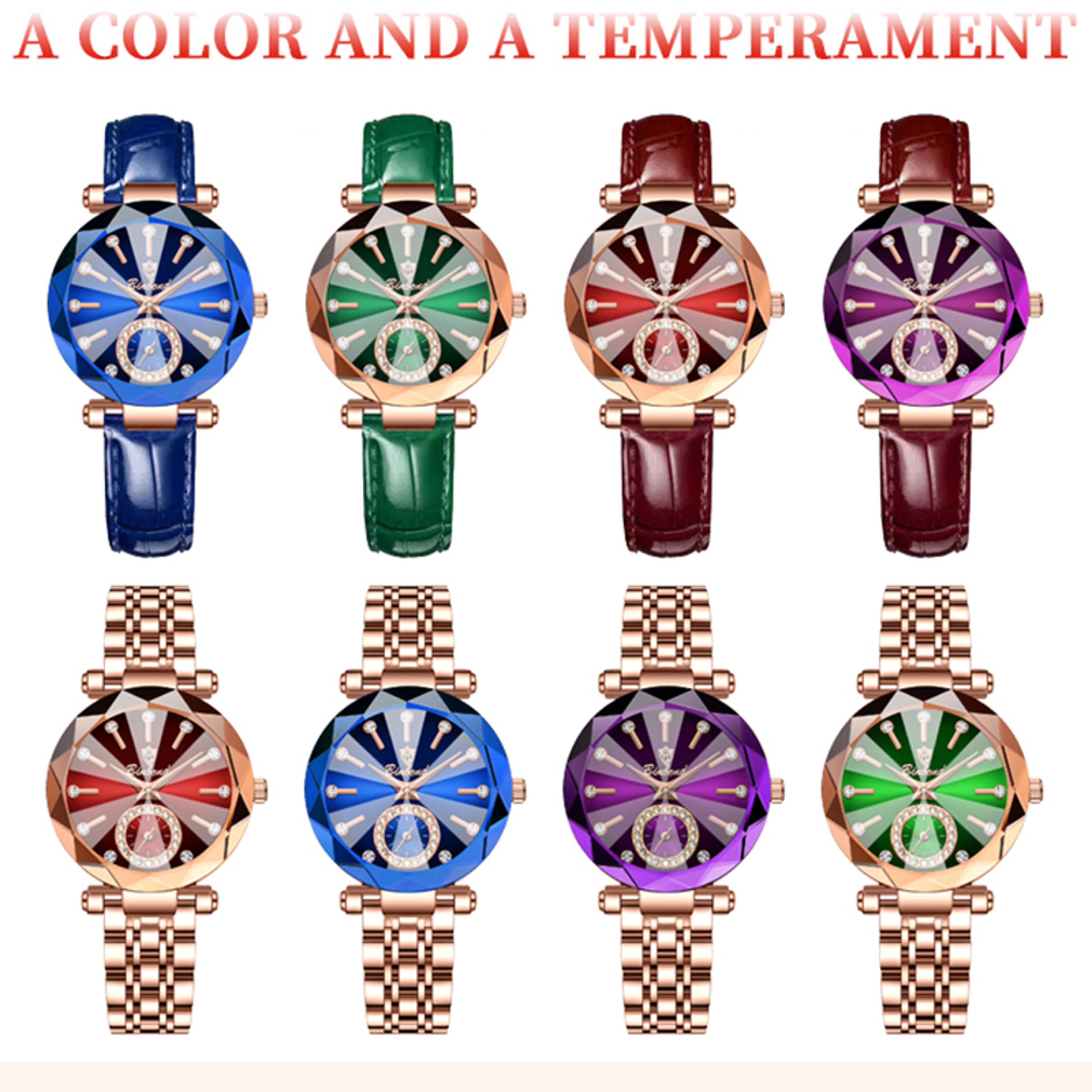 Heart Of The Ocean Inspired Women Quartz Watch Elegant Diamond Waterproof Casual Wristwatch 5