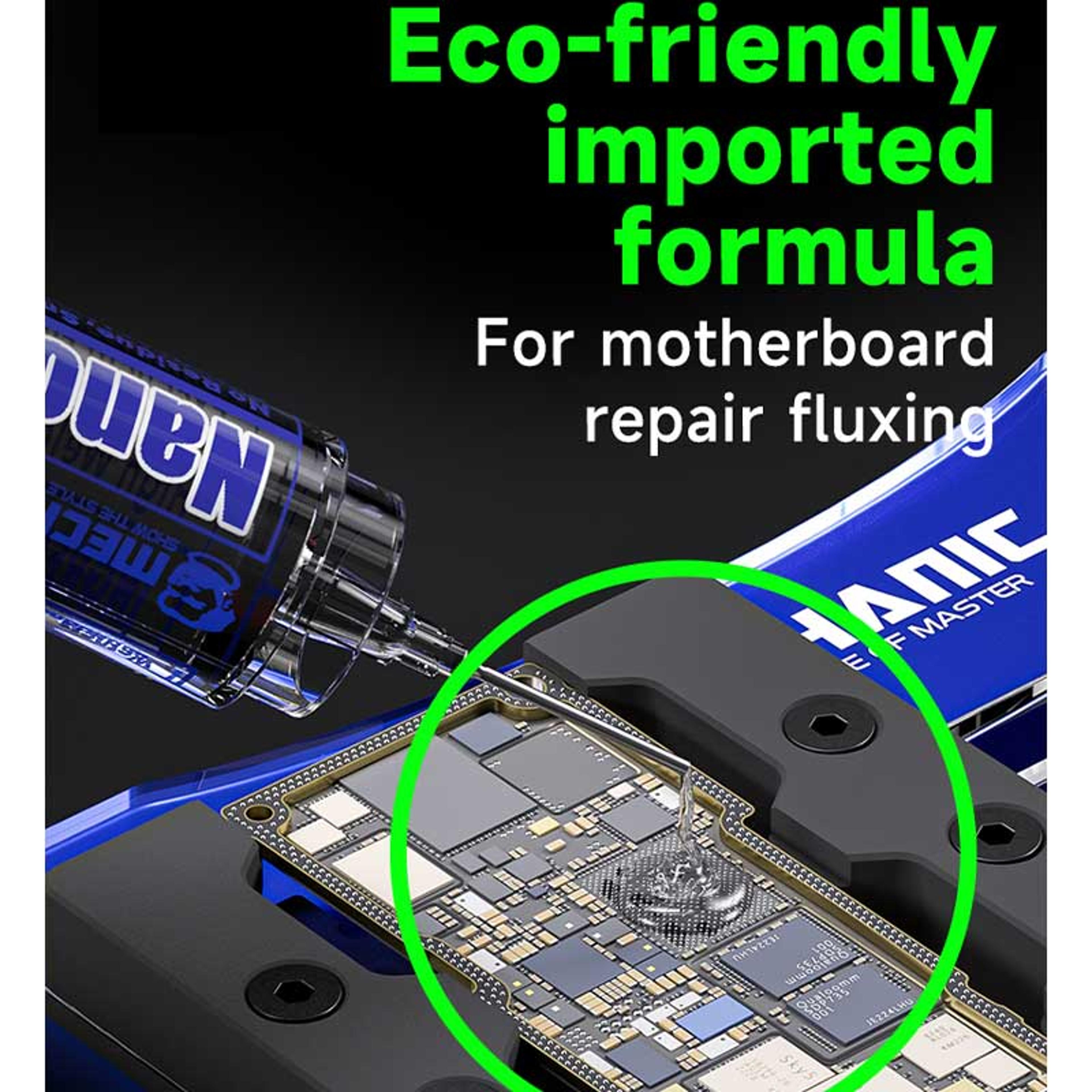 MECHANIC Nano Flux Paste For PCB Soldering Repair With Precision Needles 3