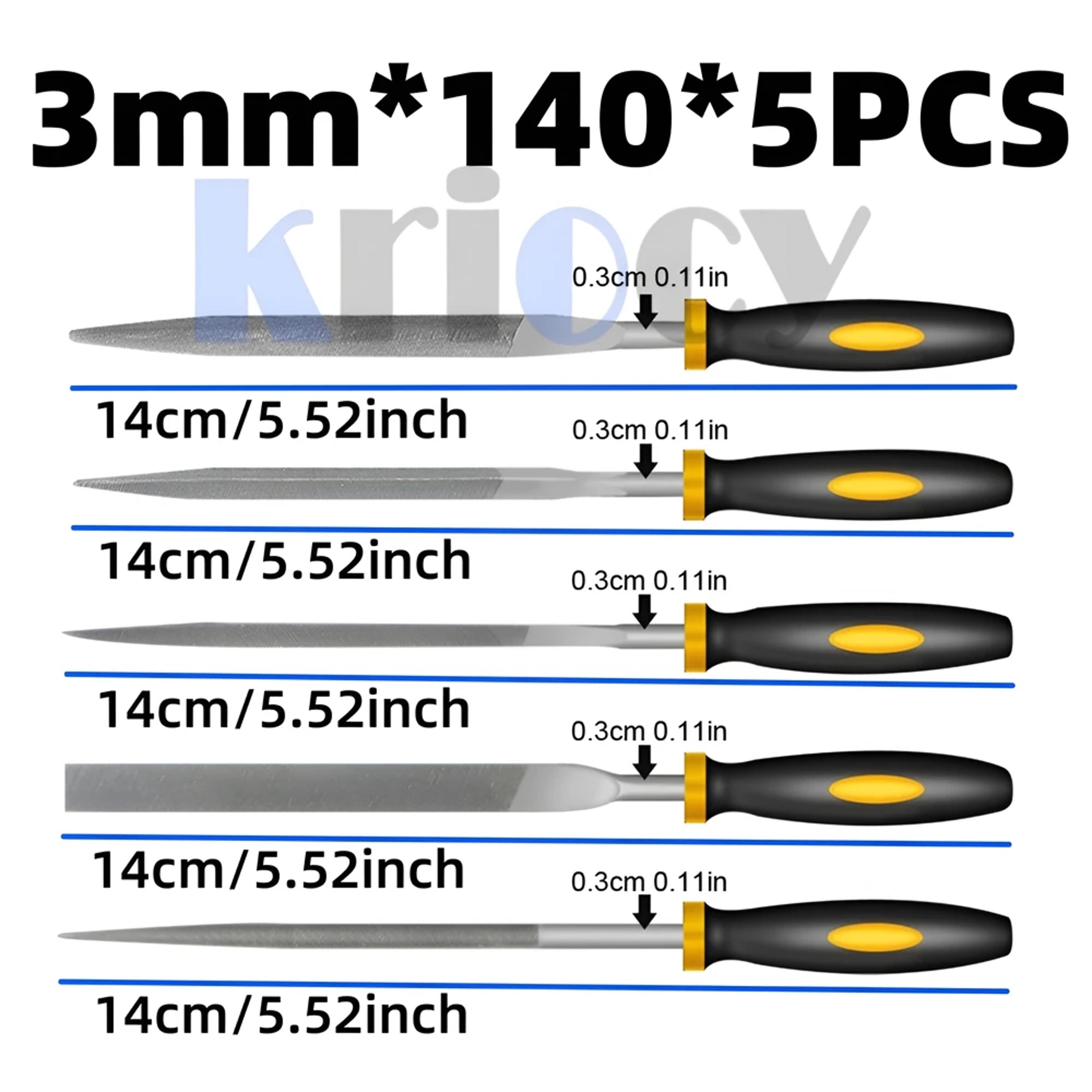 Precision Steel File Set For Woodworking Metal And DIY Projects 5