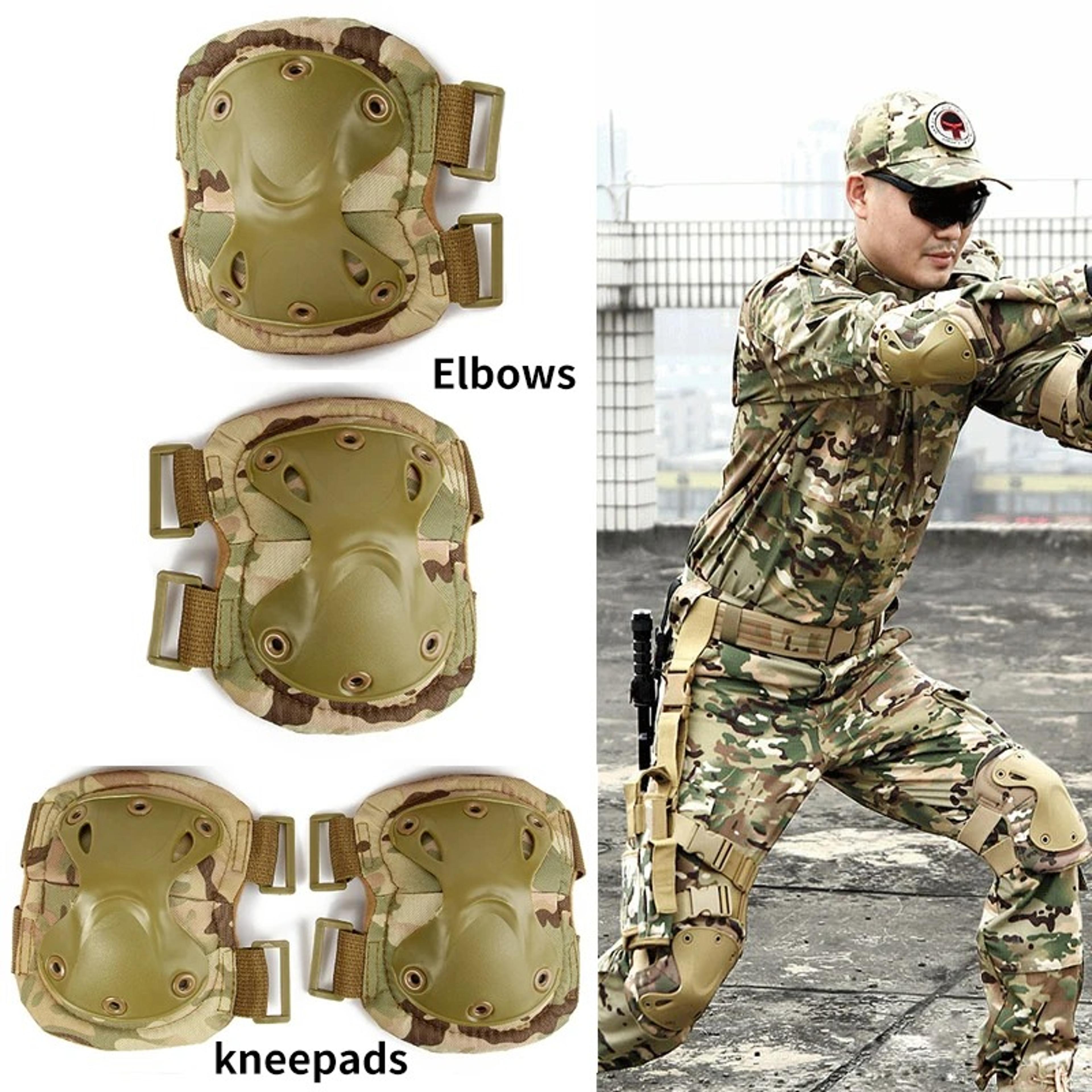 Tactical Knee Pads Support Gear For Military Airsoft Outdoor Sports Protection 5