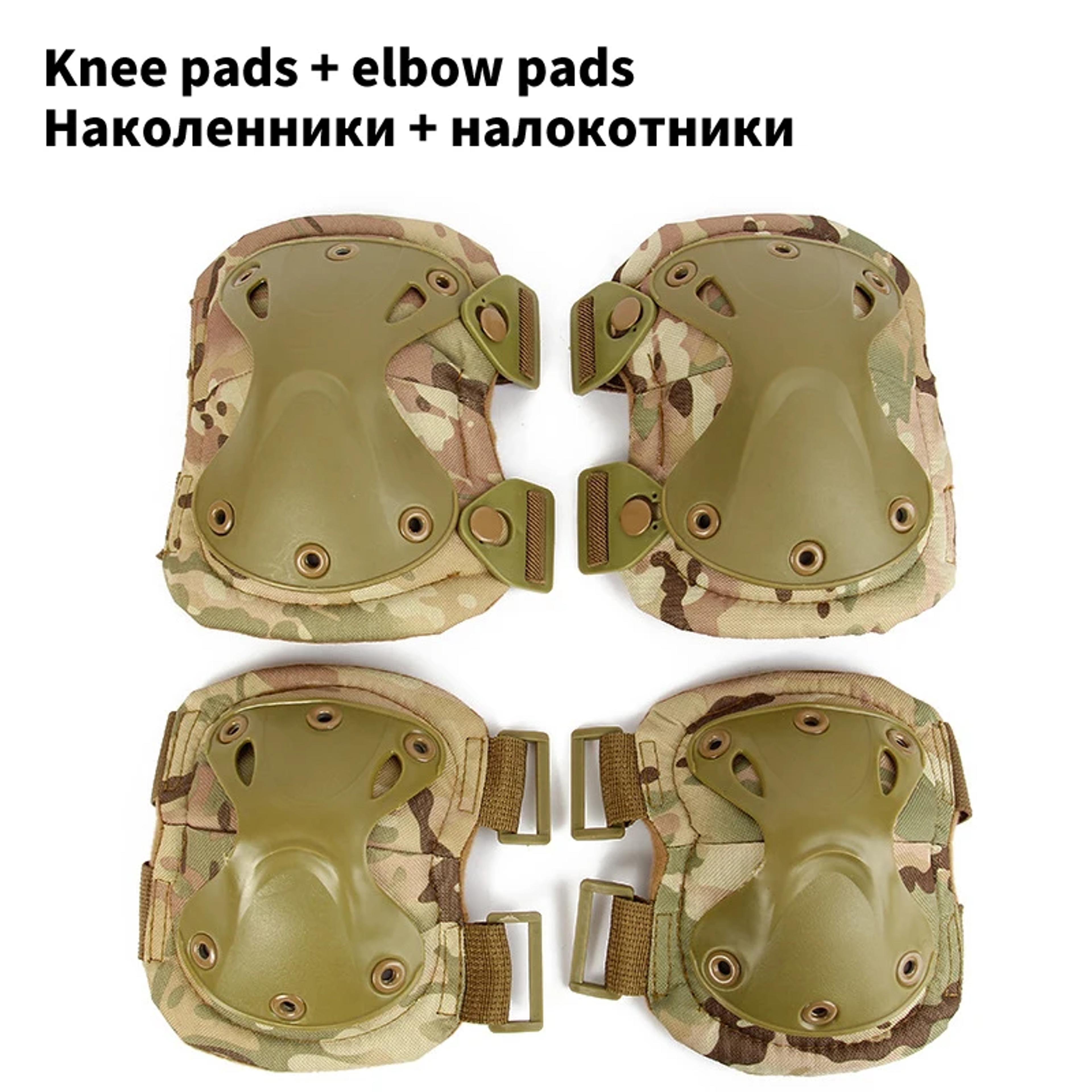 Tactical Knee Pads Support Gear For Military Airsoft Outdoor Sports Protection 11