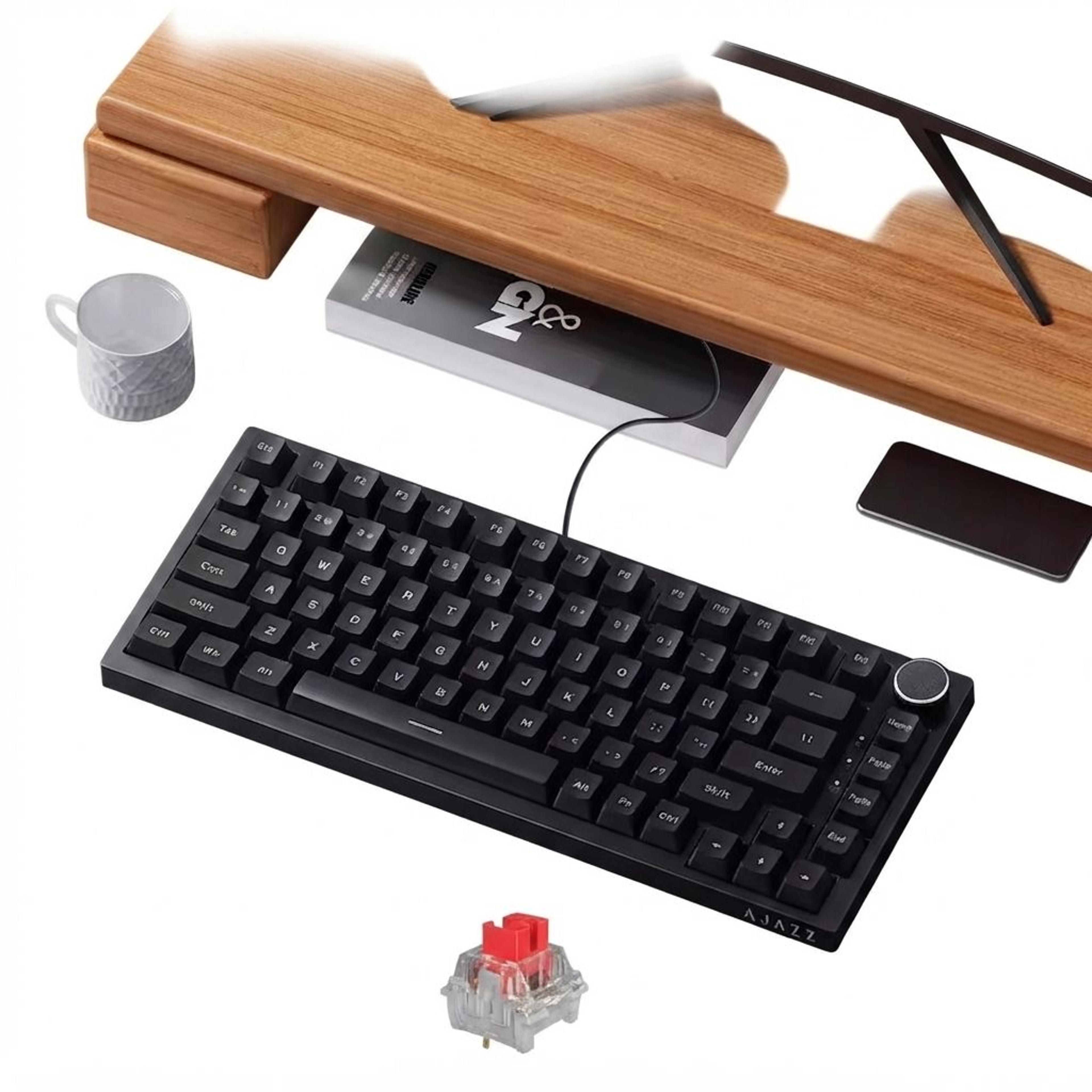 pro wireless mechanical keyboard with rgb hot swap and gasket mount