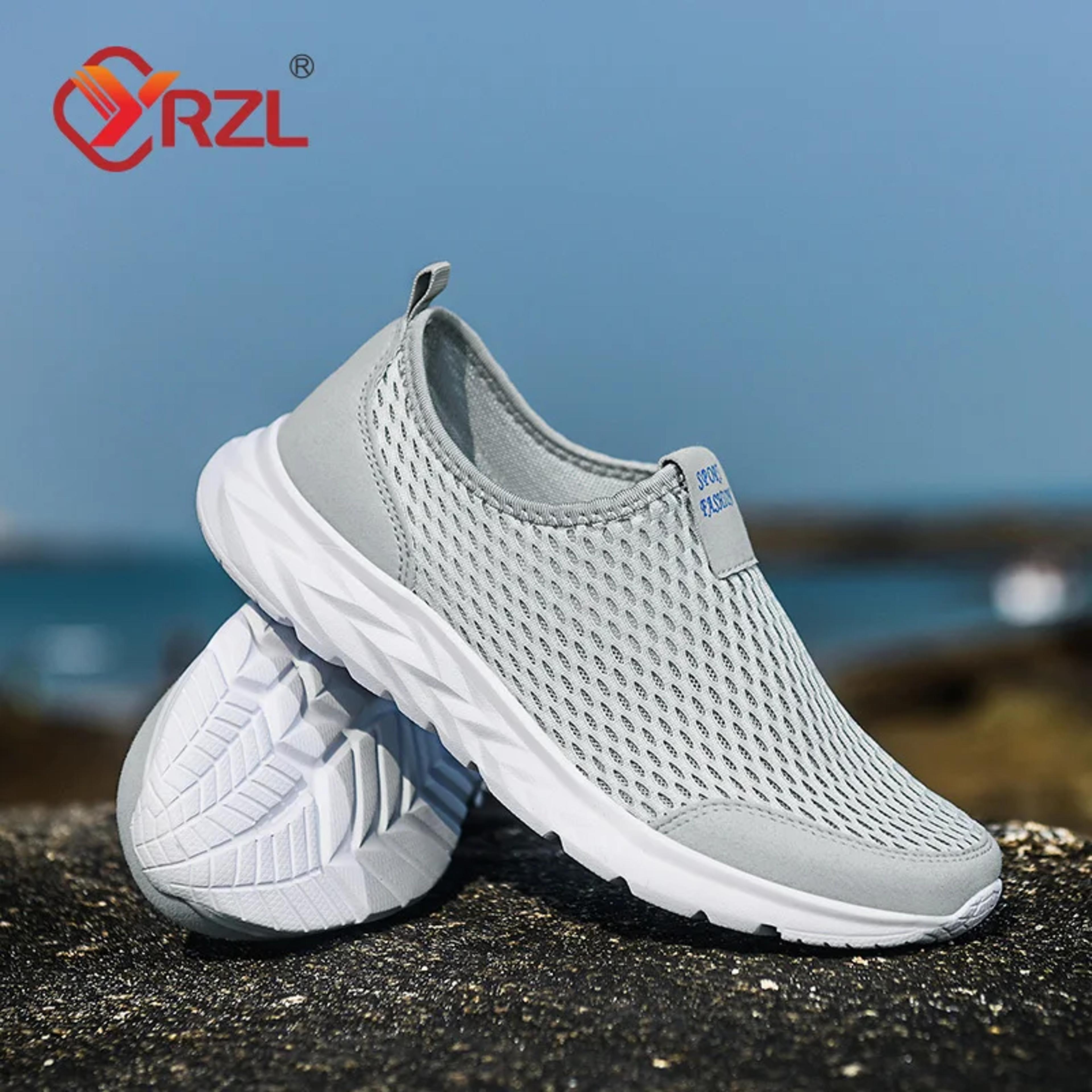 Mens Breathable Mesh Sneakers Lightweight Non Slip Walking Shoes 1