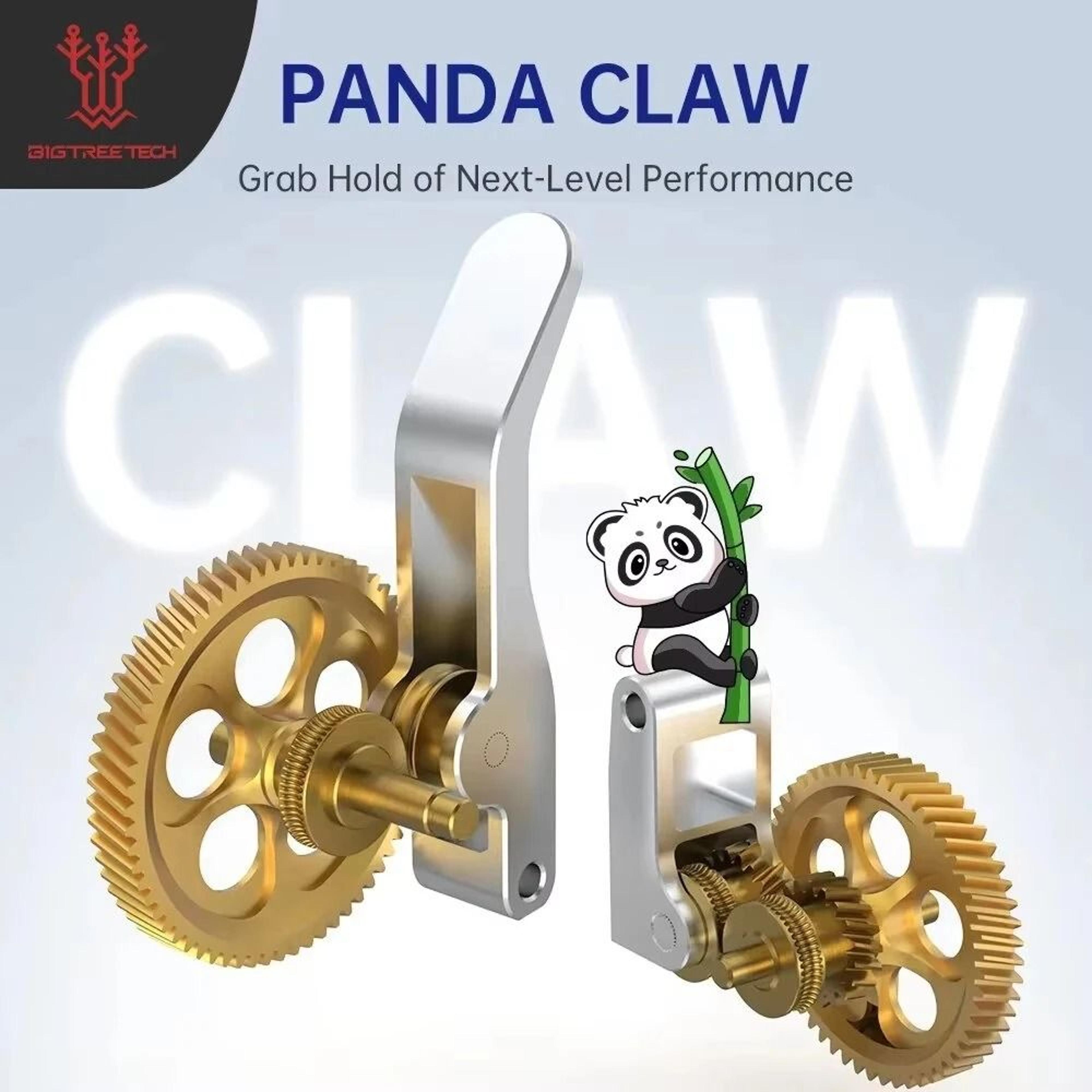 Panda Claw Hardened Steel Extruder Gear Upgrade For Bambu Lab 2