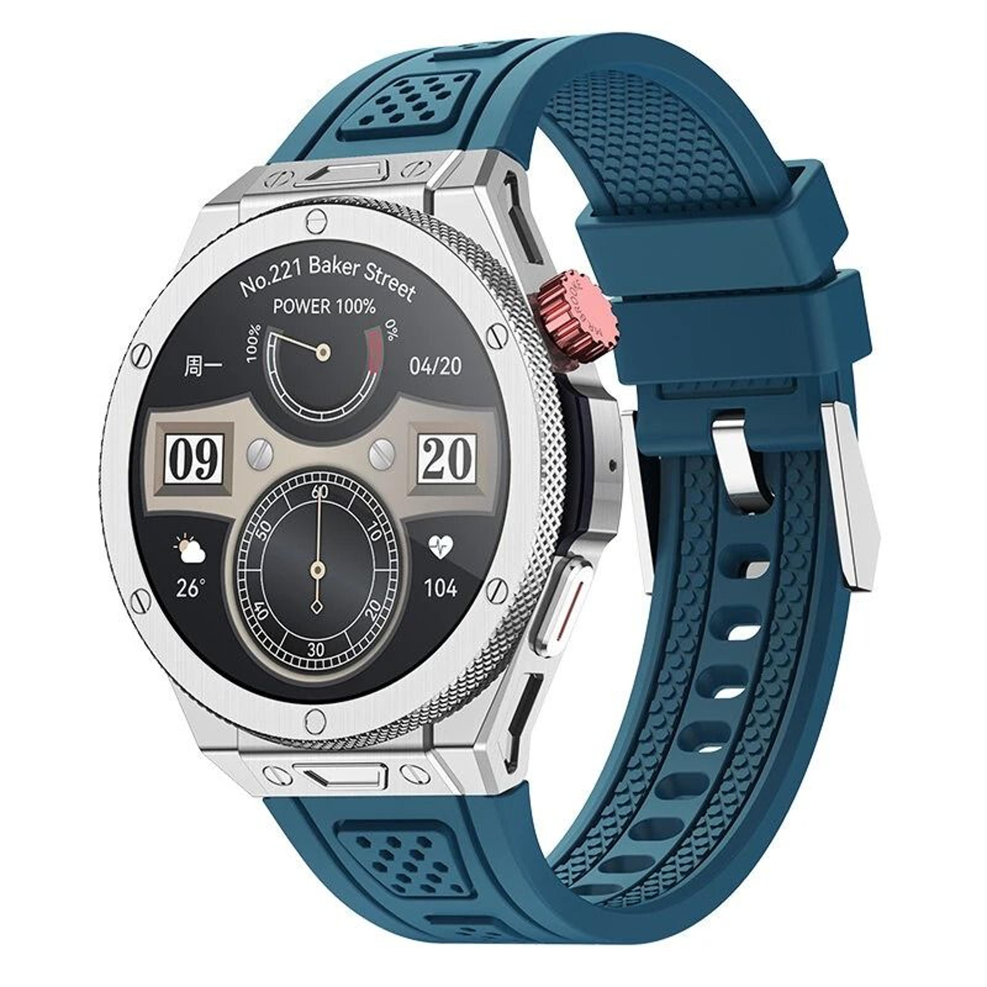 ai smartwatch with amoled display gps and bluetooth calling
