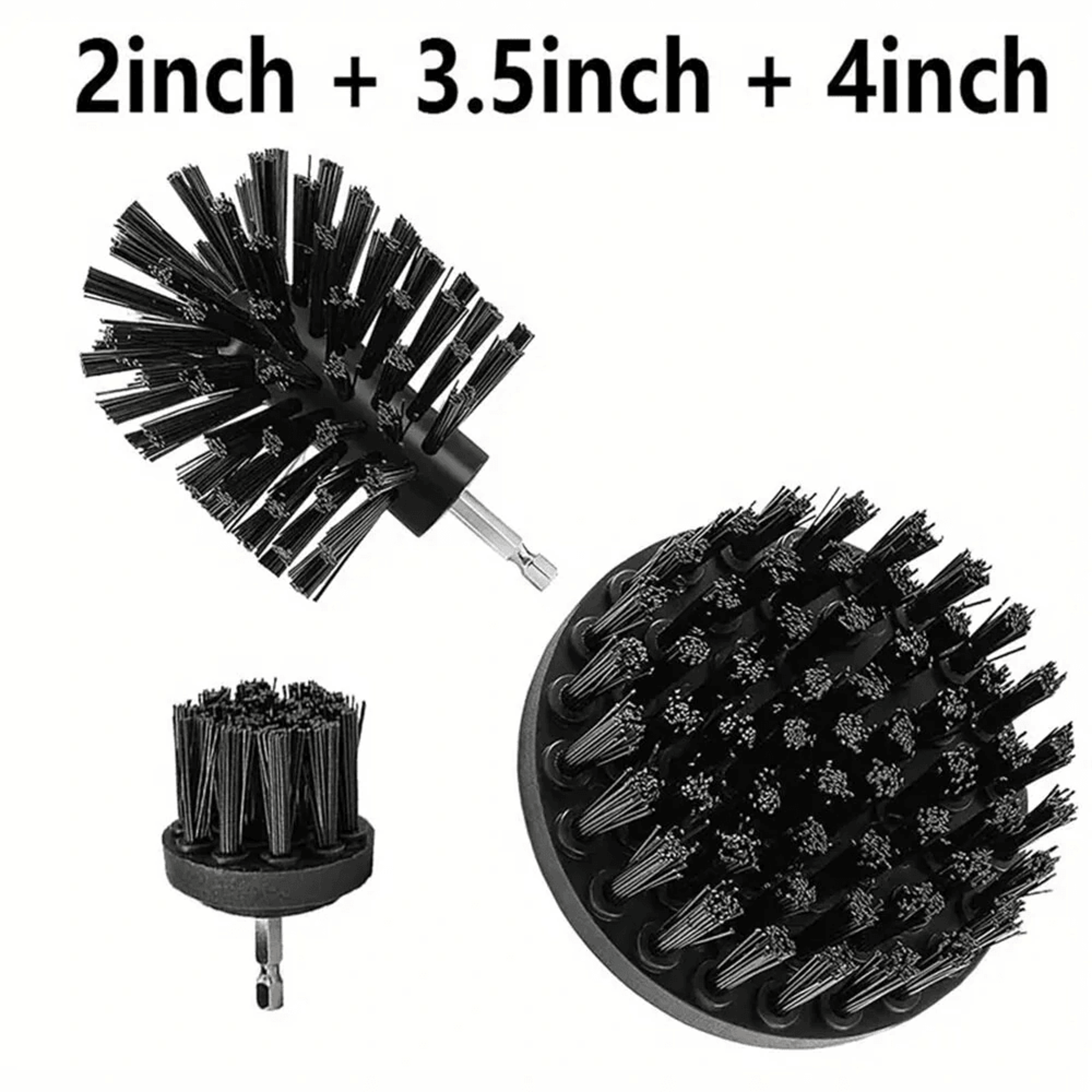 Drill Brush Set Power Scrubber Cleaning Kit For Grout Tile Tub And Kitchen 6