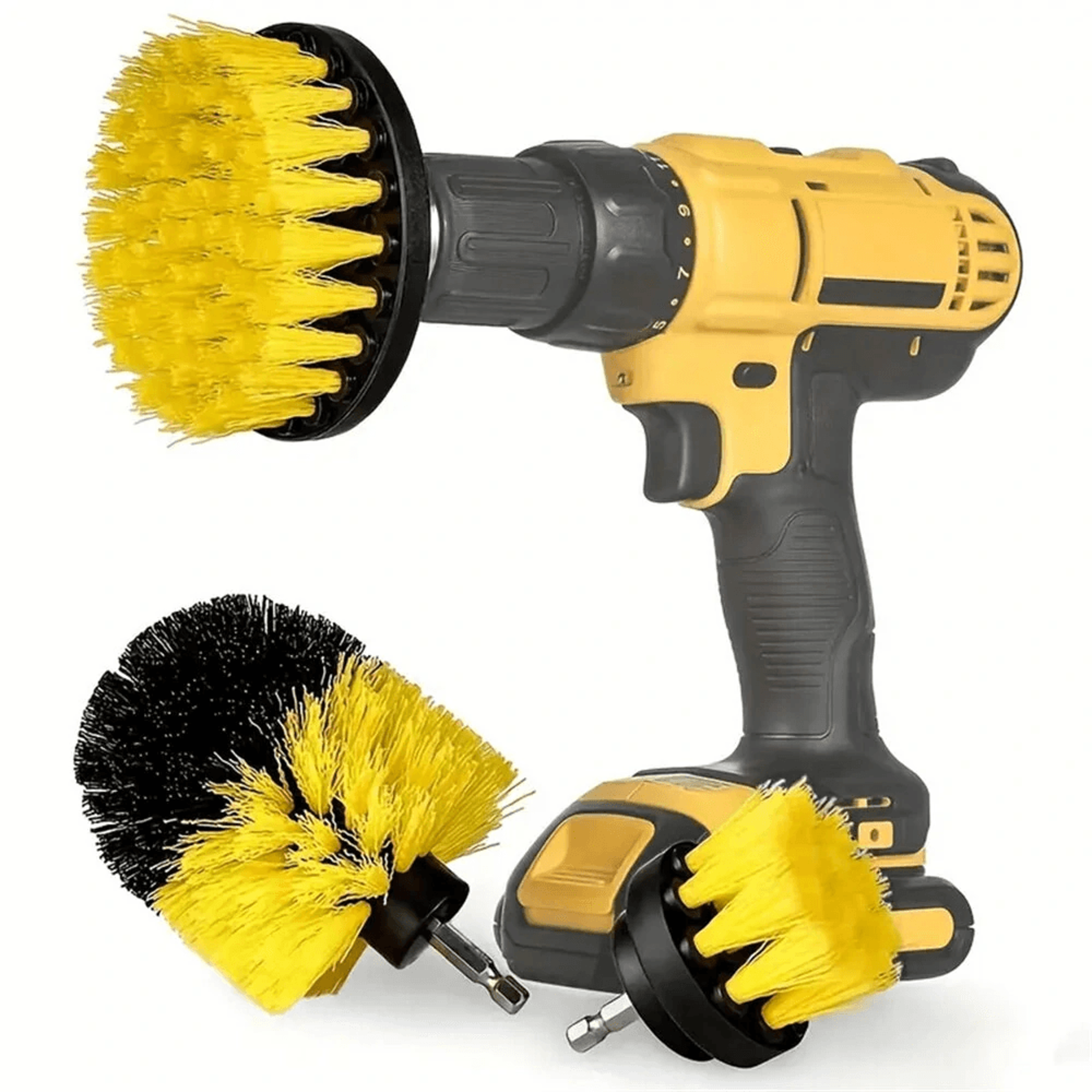 Drill Brush Set Power Scrubber Cleaning Kit For Grout Tile Tub And Kitchen 5