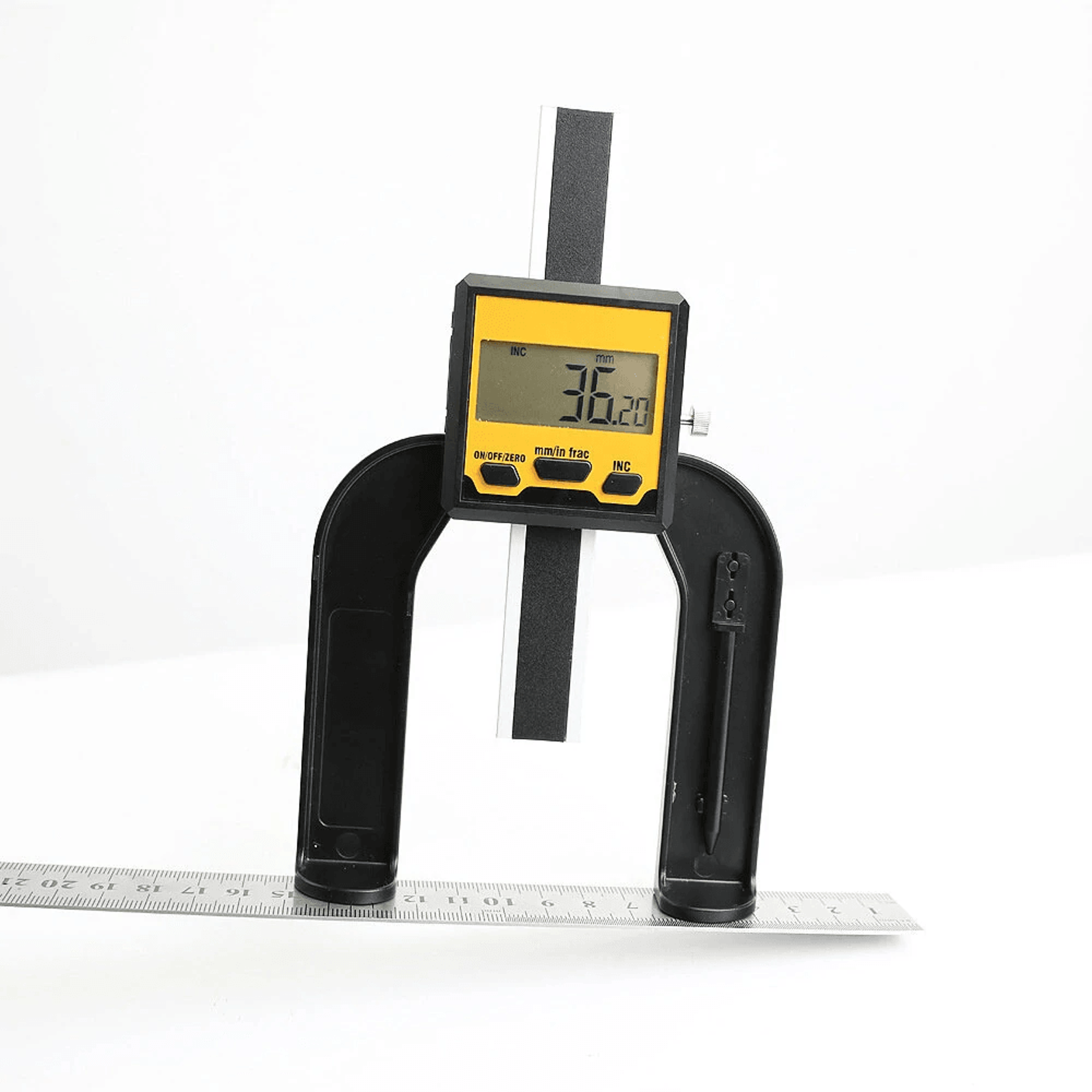 Precision Digital Depth Gauge With LCD Display For Woodworking And Accurate Height Measurement 2