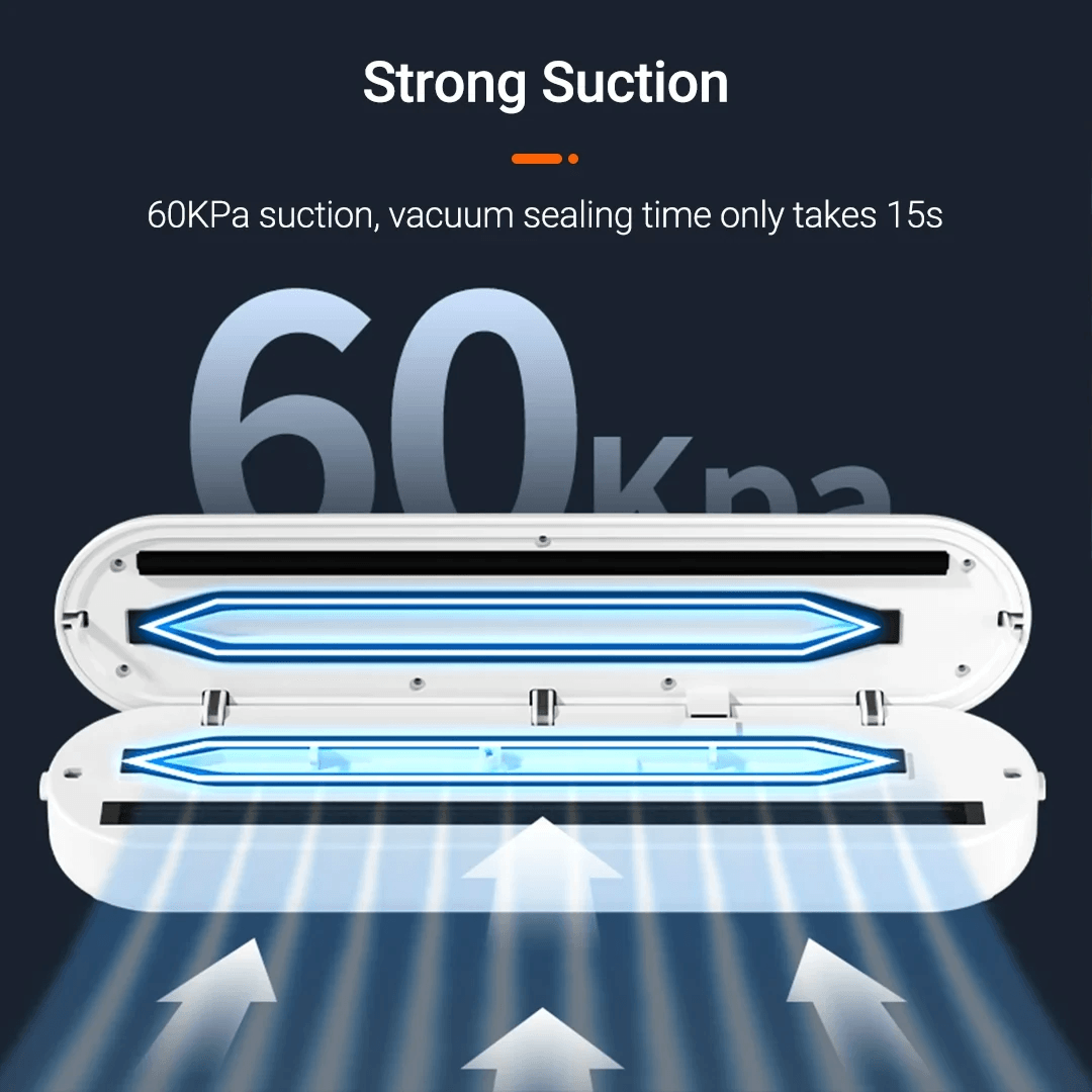 Automatic Vacuum Sealer Machine For Fresh Food Storage With Vacuum Bags 3