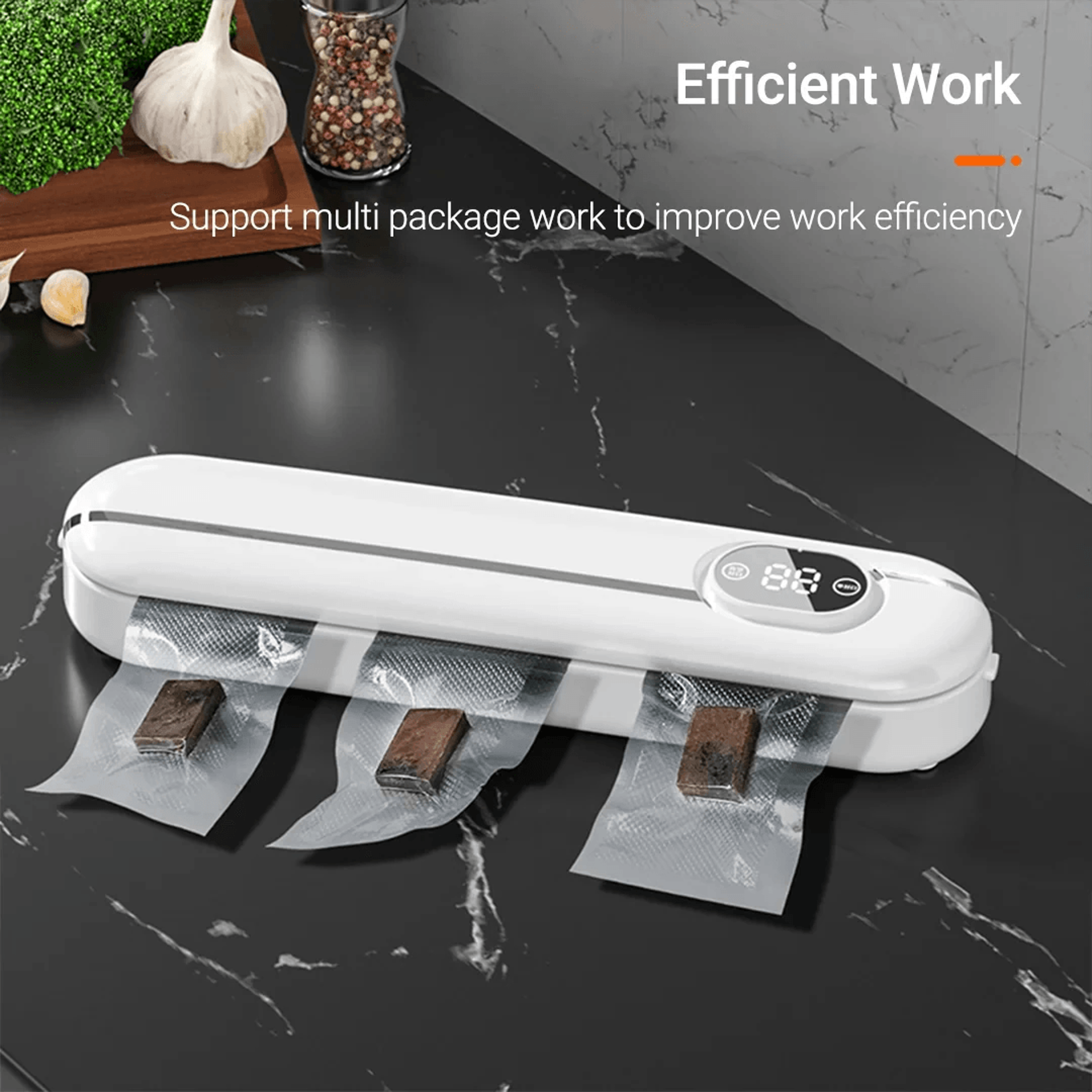 Automatic Vacuum Sealer Machine For Fresh Food Storage With Vacuum Bags 5