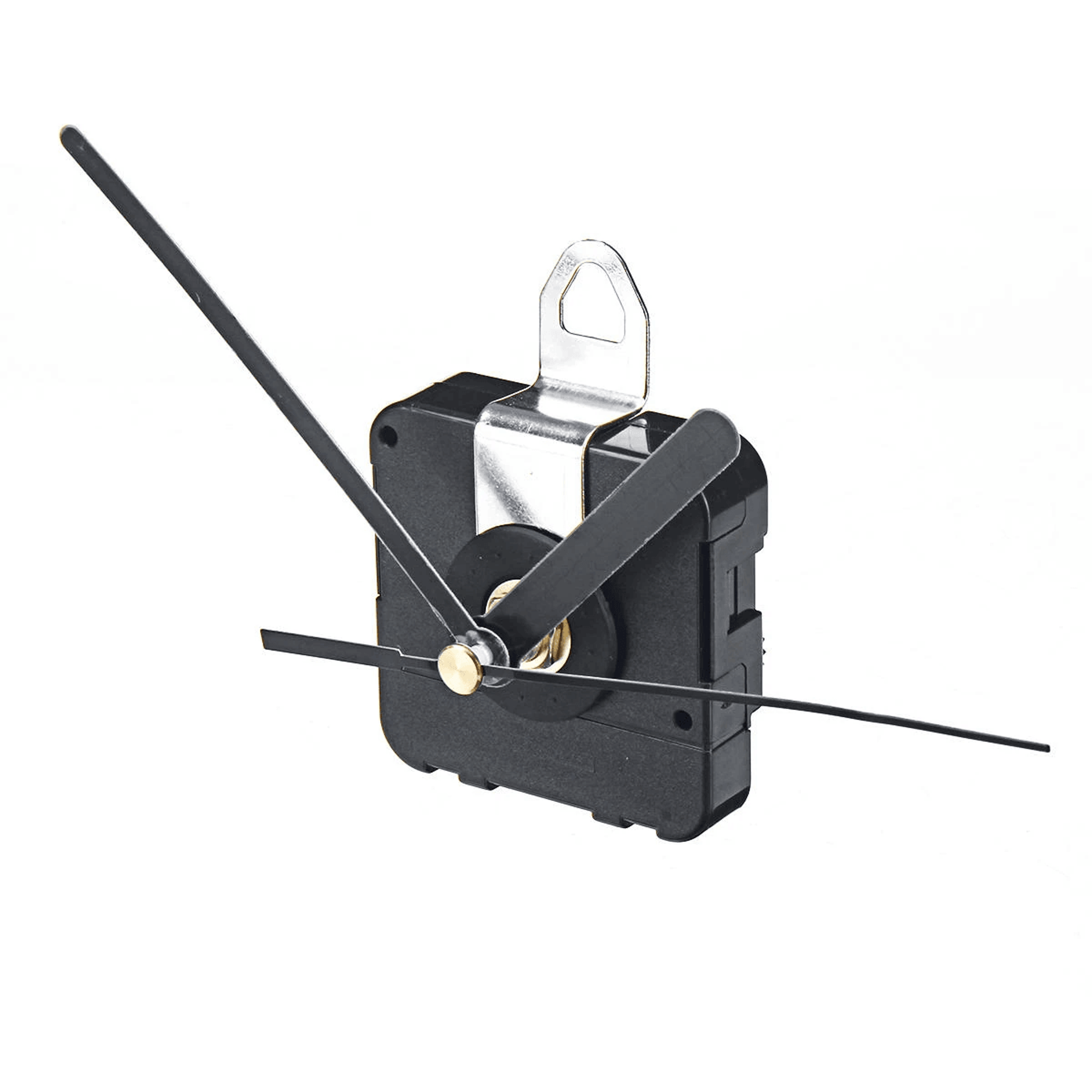 reverse running silent quartz clock movement diy replacement kit with black hand