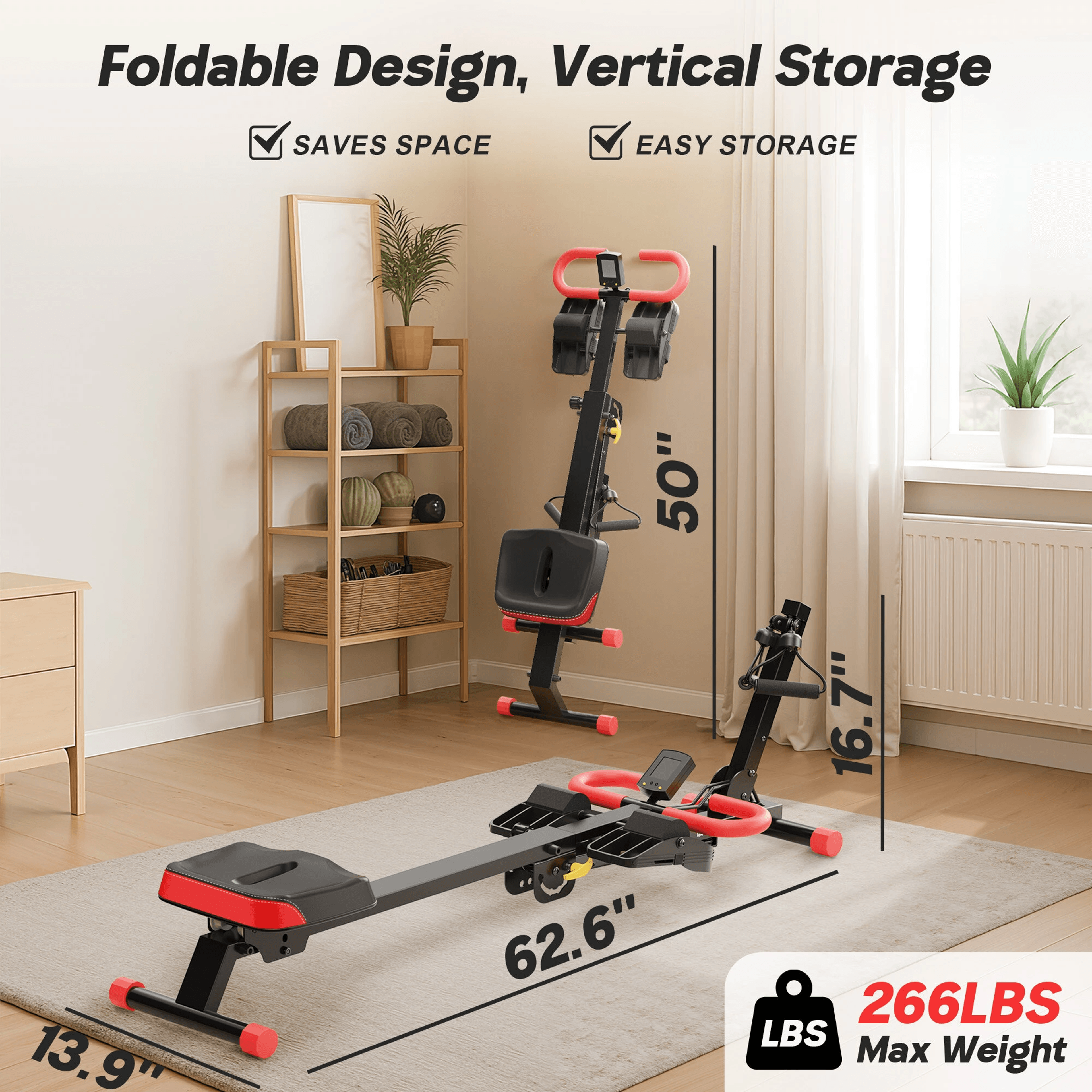 Machine And Ab Trainer With LCD Monitor For Full Body Home Workouts 7