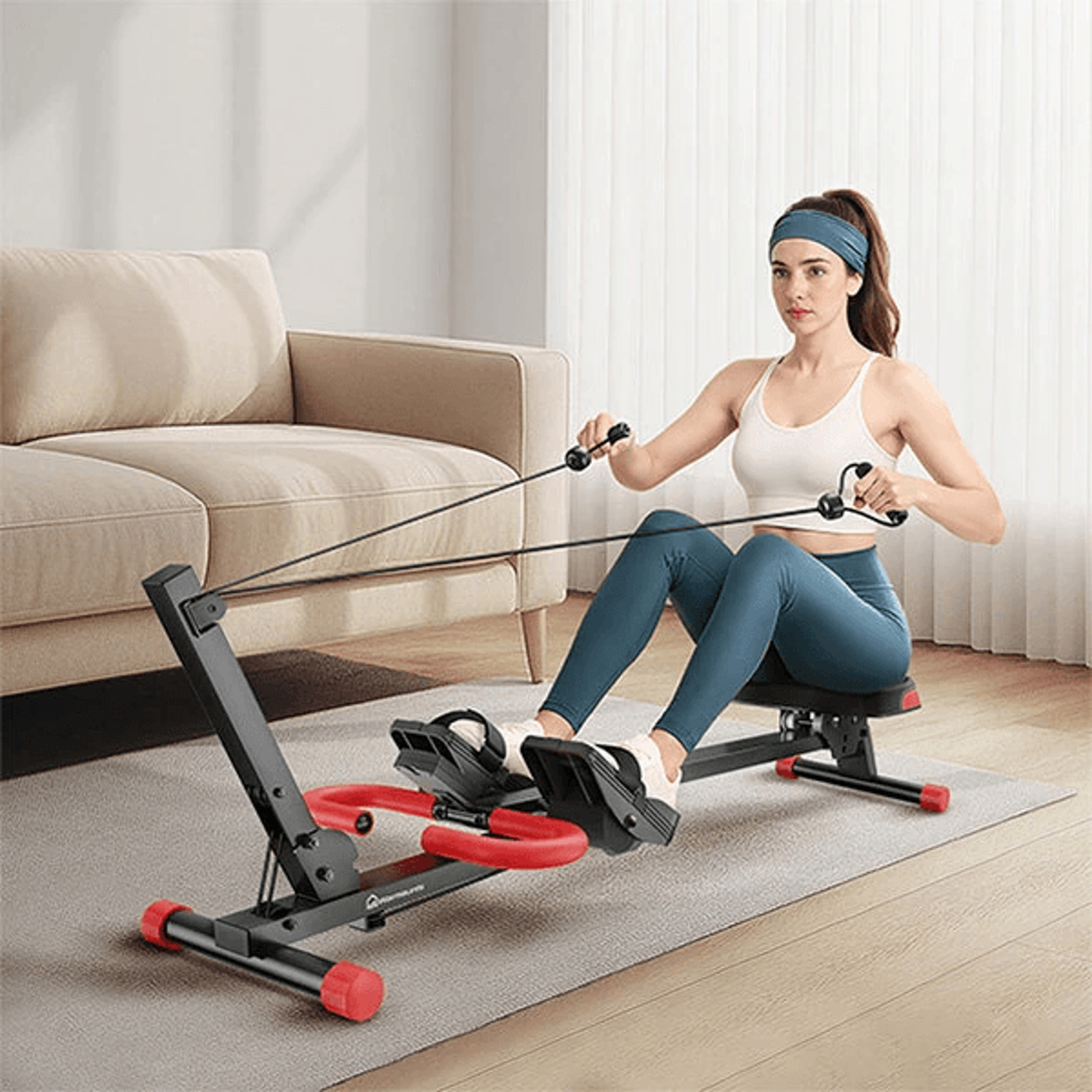 Machine And Ab Trainer With LCD Monitor For Full Body Home Workouts 1