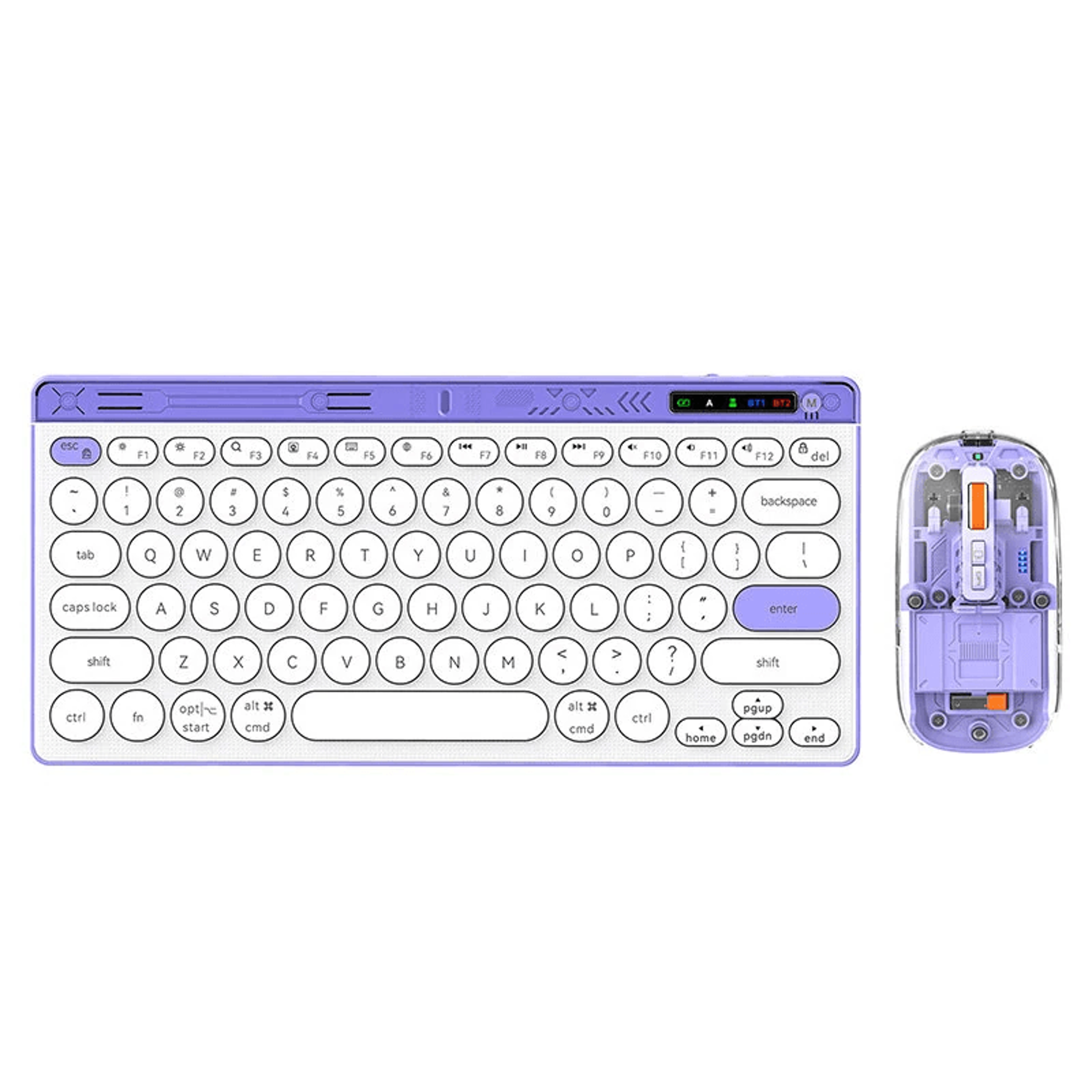 Silent Dual Mode Wireless Keyboard And Mouse Combo With Ultra Slim Key Layout 10