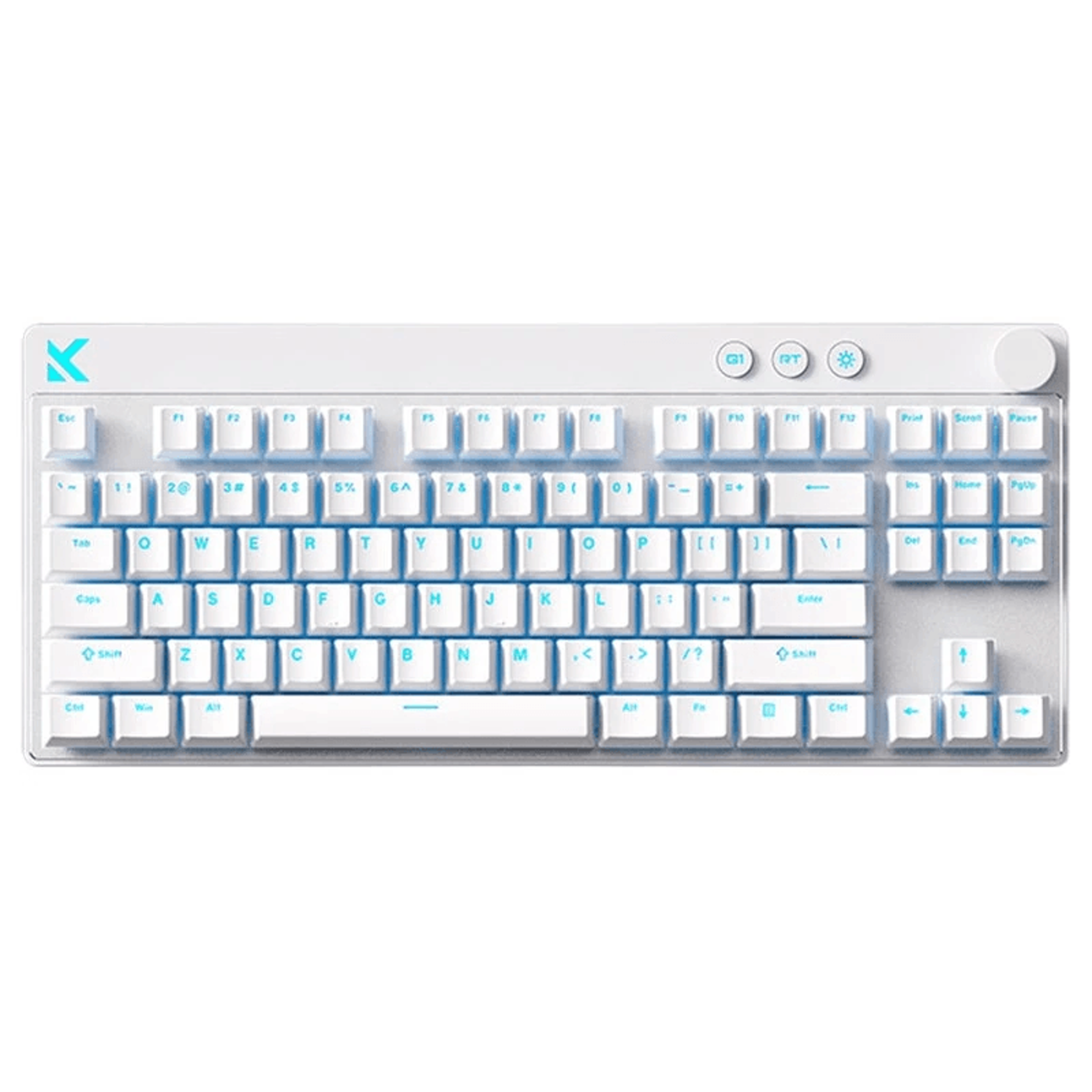 Rapid Trigger Hall Effect Gaming Keyboard With Apollo Magnetic Switches ARGB Lighting And Volume Kn 8